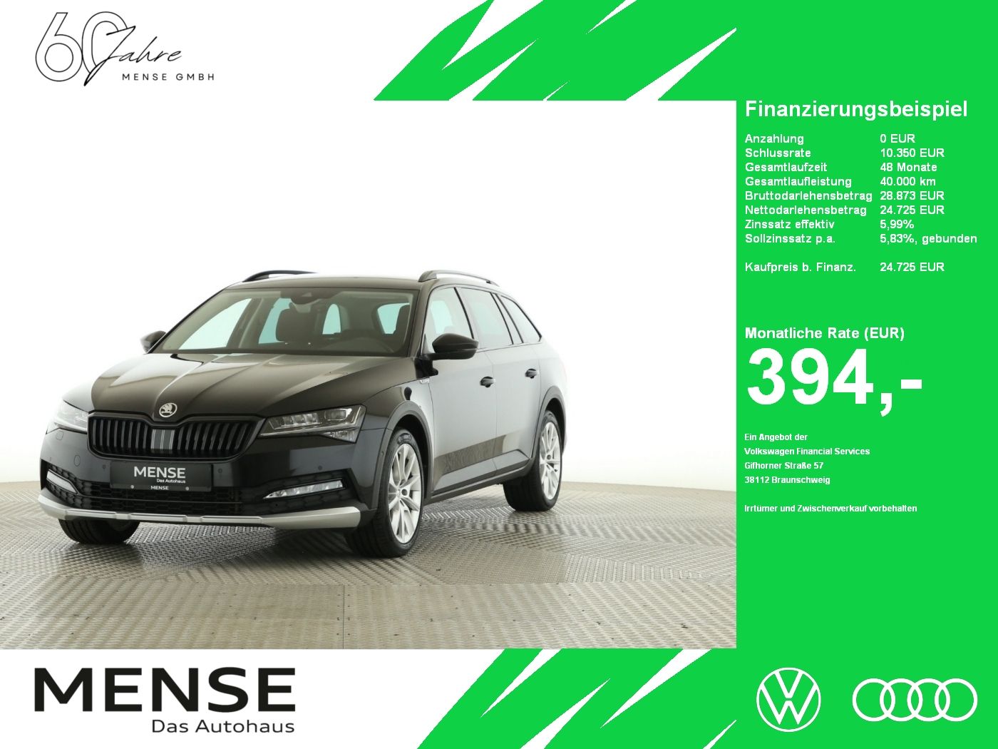 Fahrzeuge PKW autohaus mense SKODA Superb Combi 2.0 TDI Scout Matrix|AHK|ACC|LED|LM