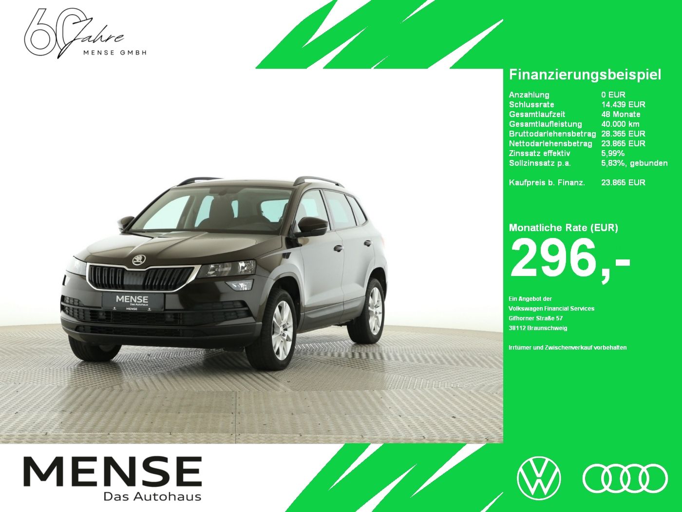 Fahrzeuge PKW autohaus mense SKODA Karoq 1.5 TSI ACT Ambition AHK|Navi|KlimaA|PDC