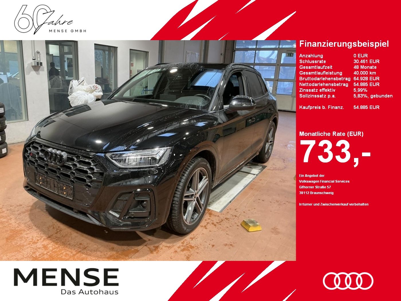 Fahrzeuge PKW autohaus mense Audi SQ5 3.0 TDI Quattro tiptronic AHK|LED|Navi|PDC