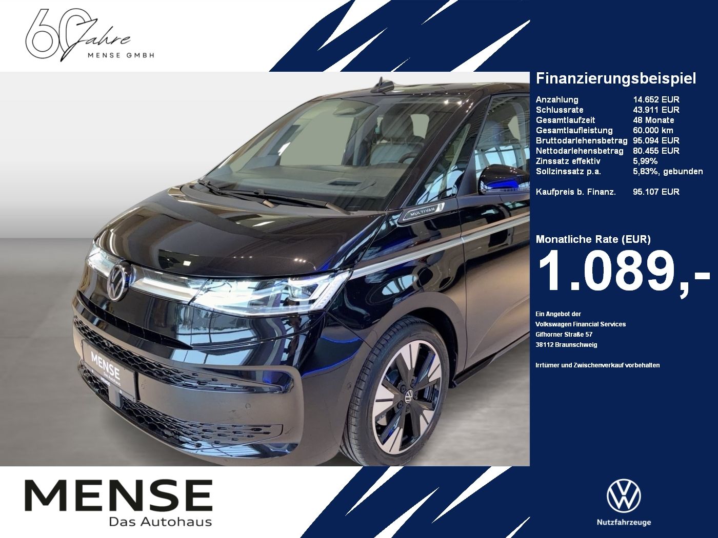 Fahrzeuge Nutzfahrzeuge/Camping autohaus mense Volkswagen Multivan 2.0 TDI lang Style IQ.Light|Matrix|AHK