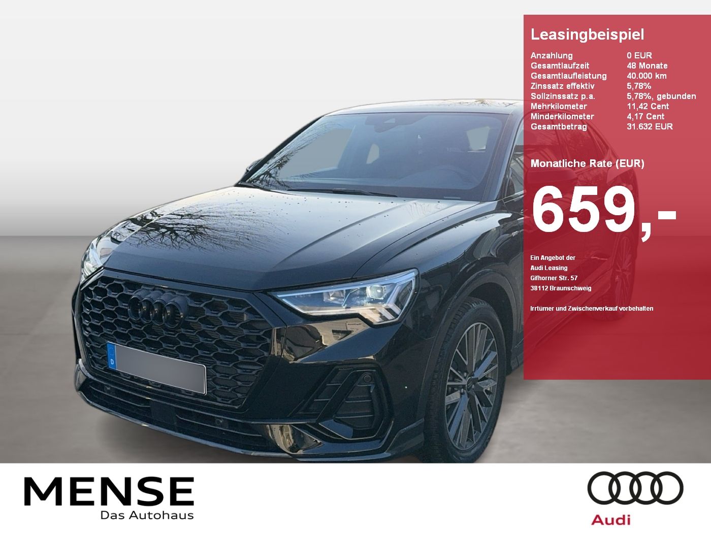 Fahrzeuge Nutzfahrzeuge/Camping autohaus mense Audi Q3 Sportback S line 35 TDI S tronic LED|SONOS