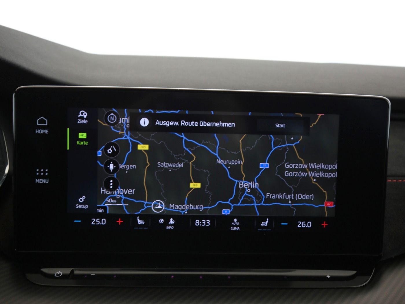 Fahrzeugabbildung SKODA Octavia Combi RS First Edition 2020 Matrix|AHK