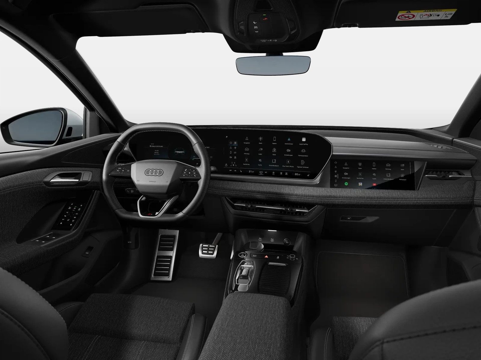 Fahrzeugabbildung Audi Q6 e-tron performance 225 kW S-Line Luft 4xSHZG - mit KI generiert/bearbeitet