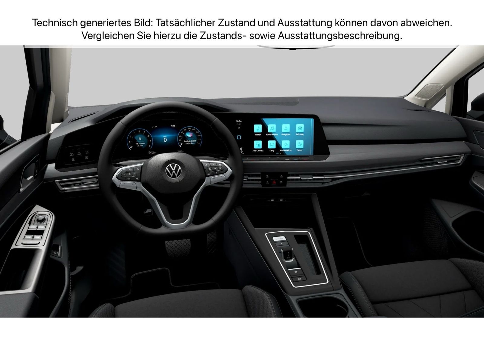 Fahrzeugabbildung Volkswagen Golf VIII 1.4 TSI eHybrid DSG Style ACC LED Soun - mit KI generiert/bearbeitet