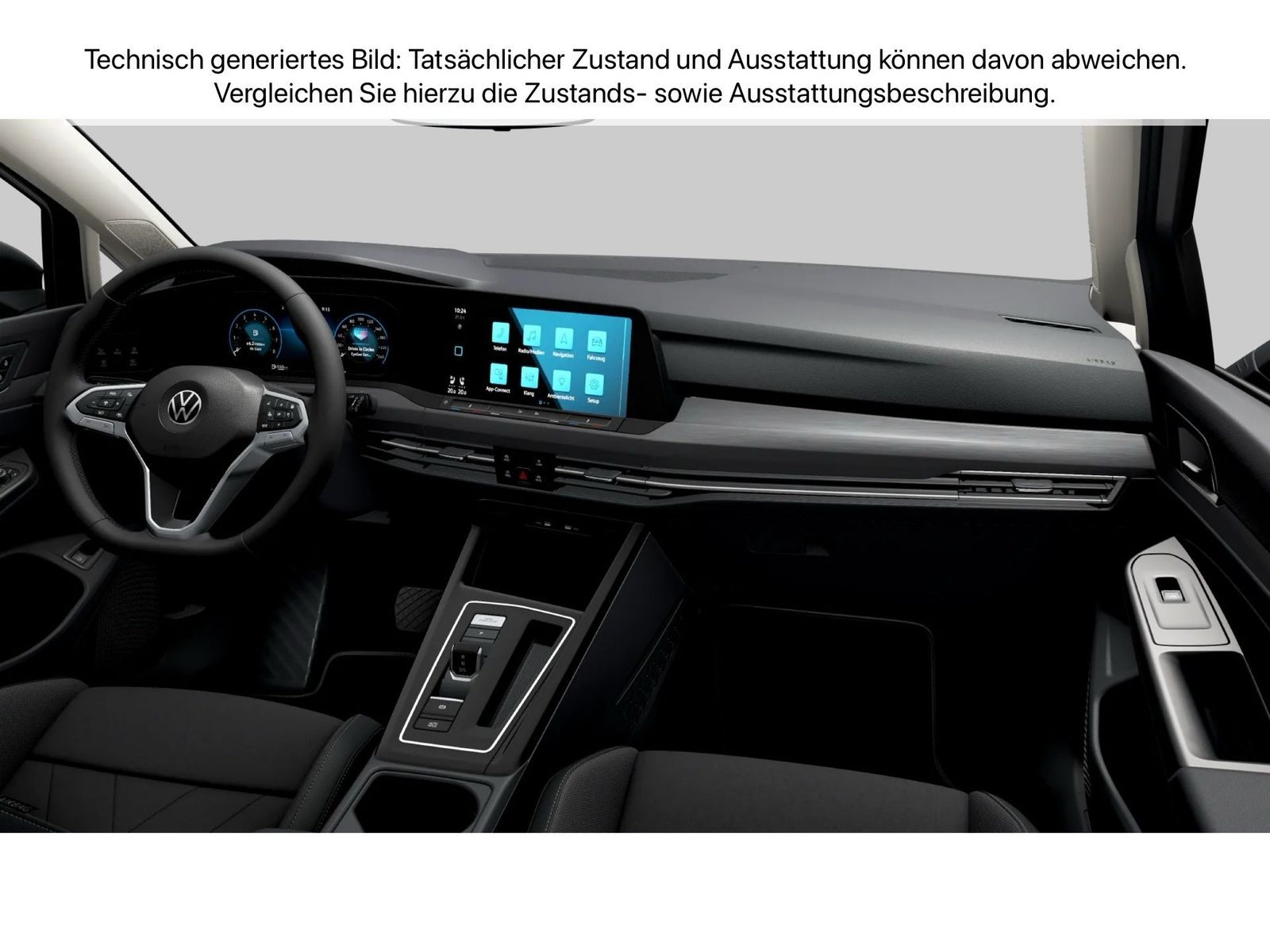 Fahrzeugabbildung Volkswagen Golf VIII 1.4 TSI eHybrid DSG Style ACC LED Soun - mit KI generiert/bearbeitet