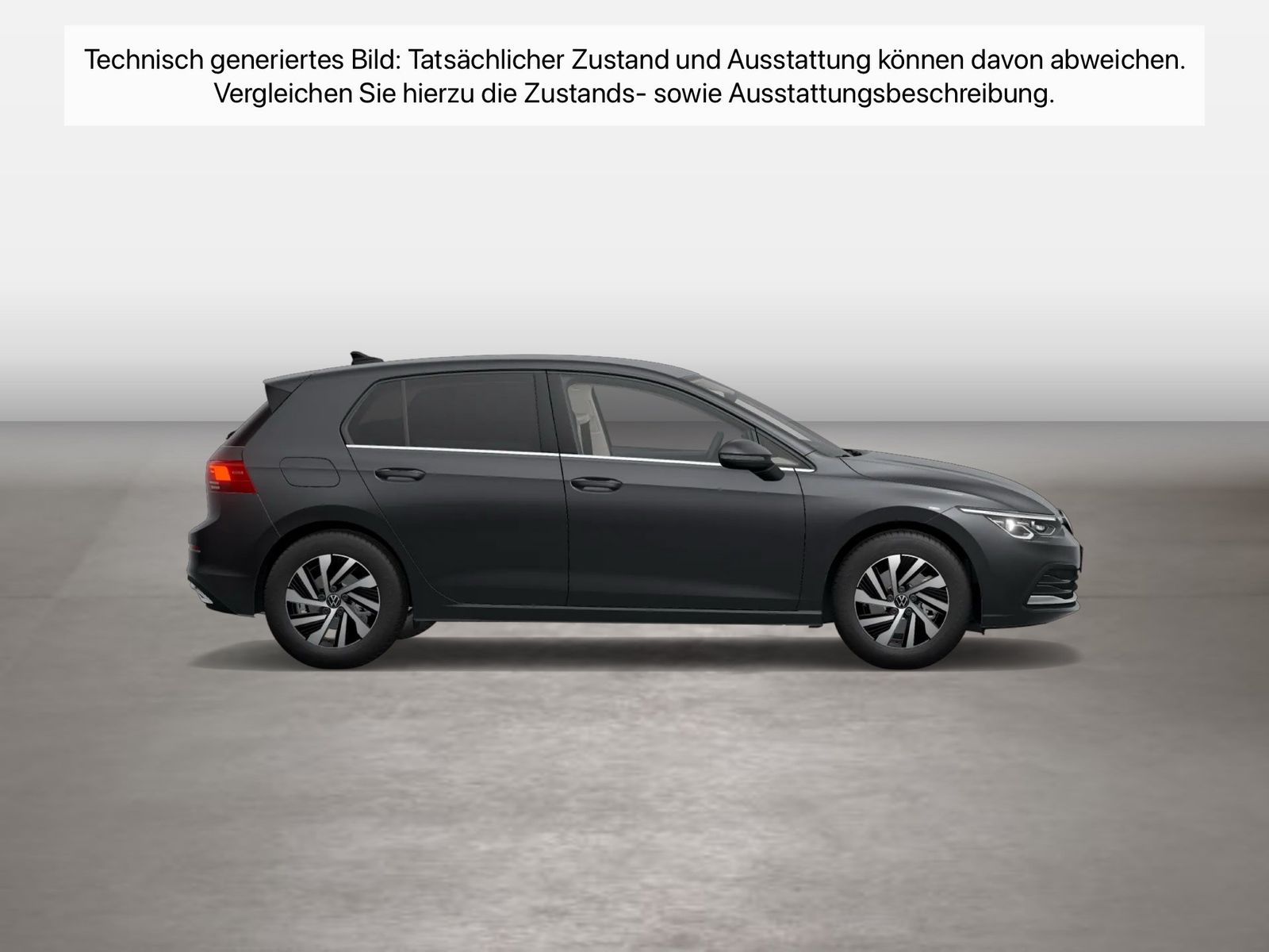 Fahrzeugabbildung Volkswagen Golf VIII 1.4 TSI eHybrid DSG Style ACC LED Soun - mit KI generiert/bearbeitet