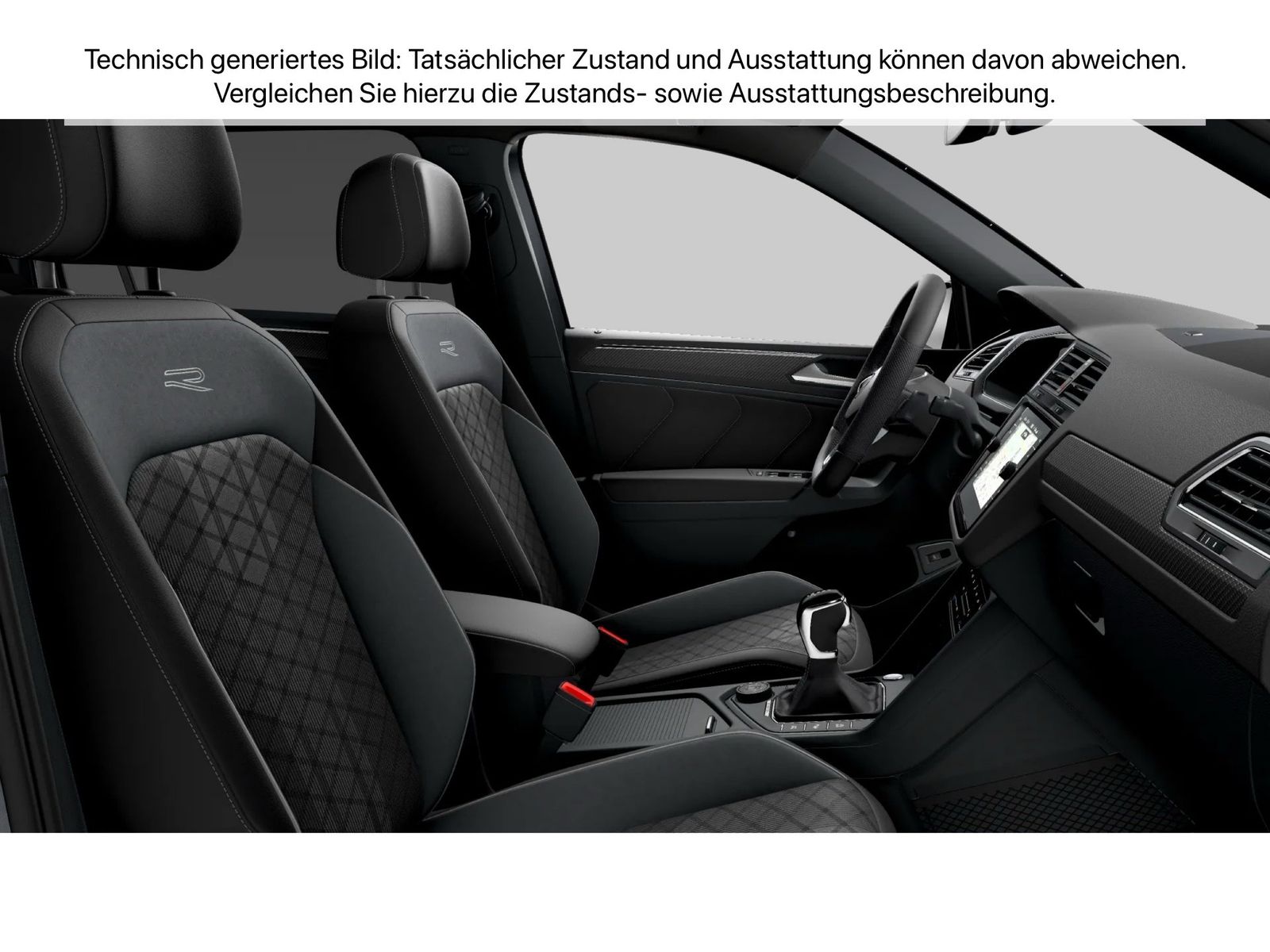 Fahrzeugabbildung Volkswagen Tiguan Allspace 2.0 TDI 4Motion DSG R-Line AHK - mit KI generiert/bearbeitet