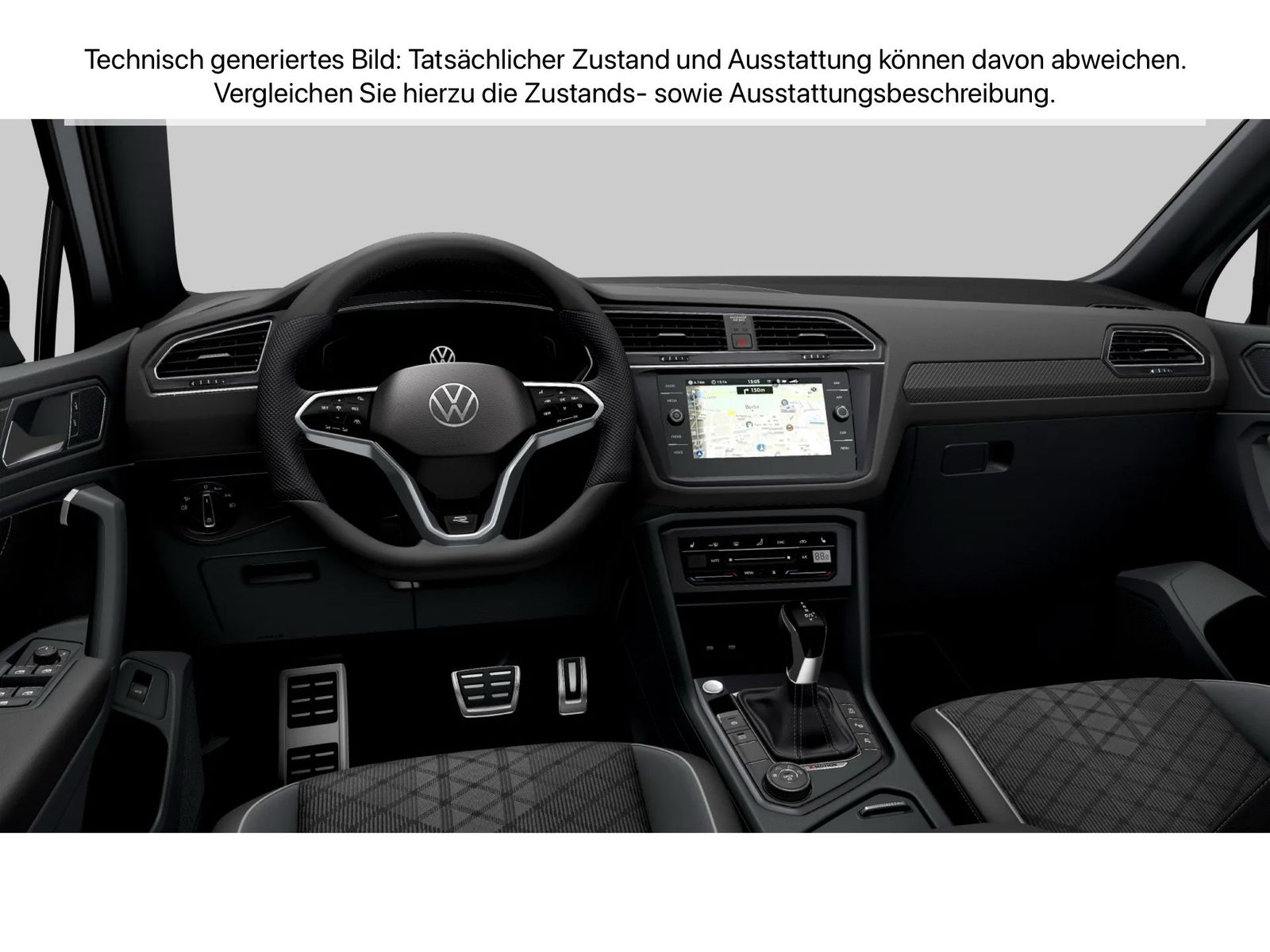 Fahrzeugabbildung Volkswagen Tiguan Allspace 2.0 TDI 4Motion DSG R-Line AHK - mit KI generiert/bearbeitet
