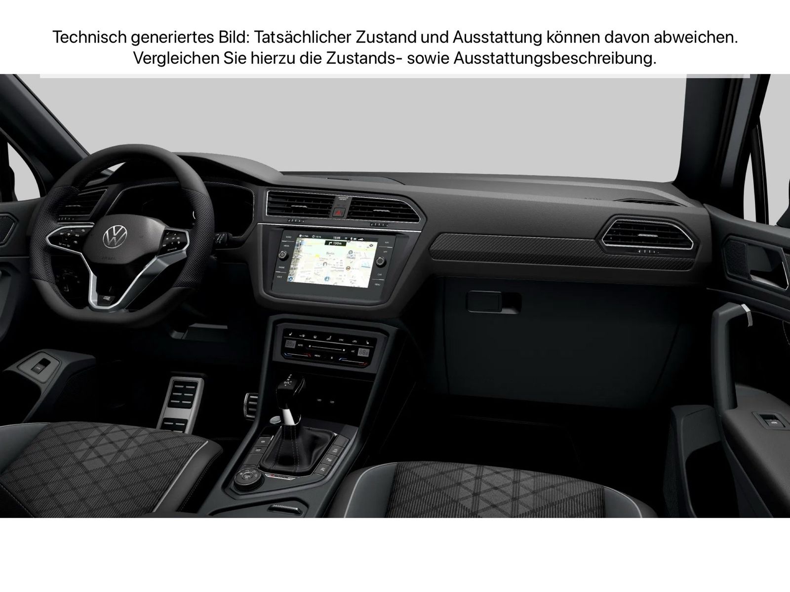 Fahrzeugabbildung Volkswagen Tiguan Allspace 2.0 TDI 4Motion DSG R-Line AHK - mit KI generiert/bearbeitet