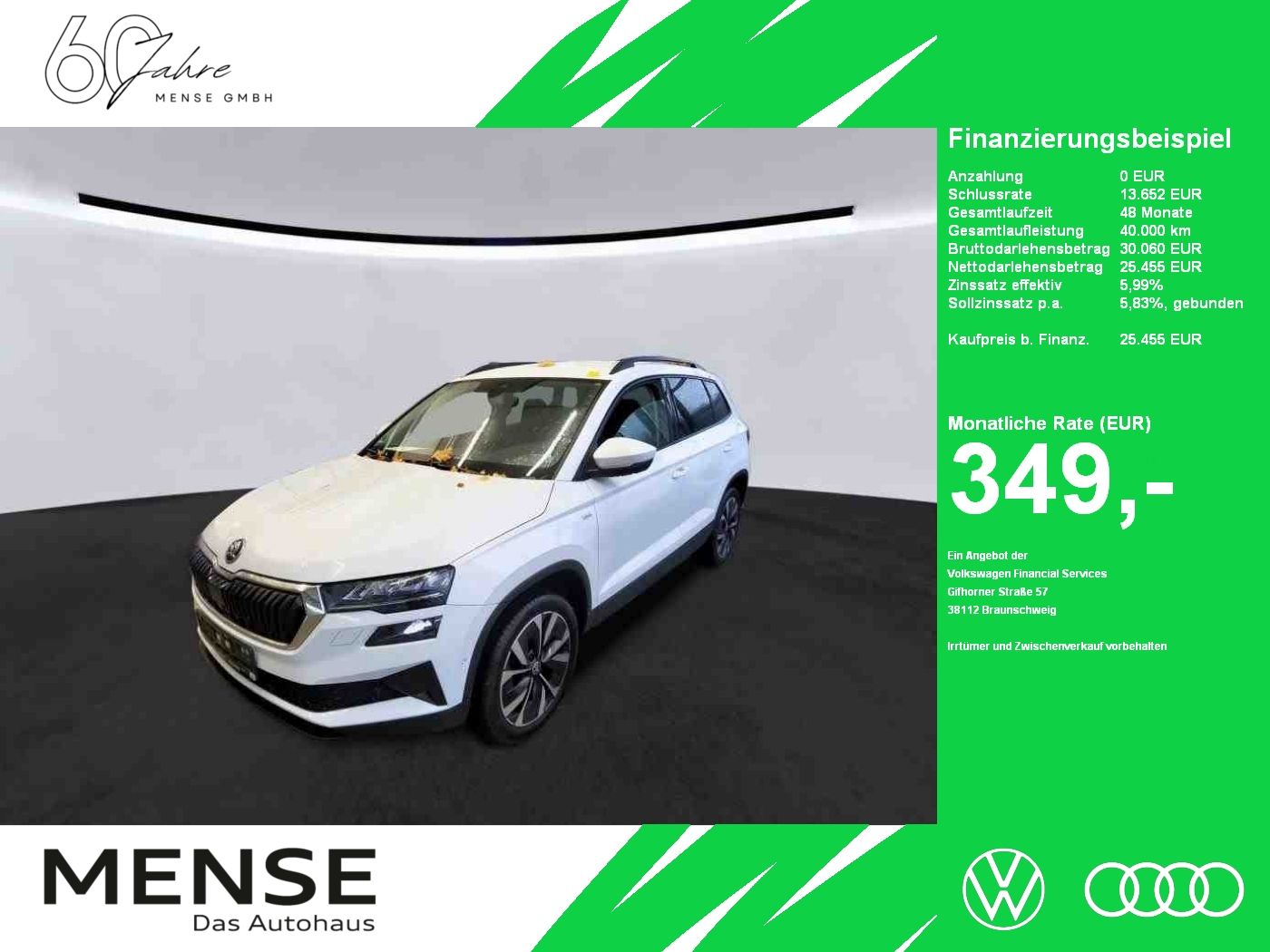 Fahrzeuge PKW autohaus mense SKODA Karoq 1.5 TSI ACT Tour Matrix|4xSHZG|ACC|LED|PDC