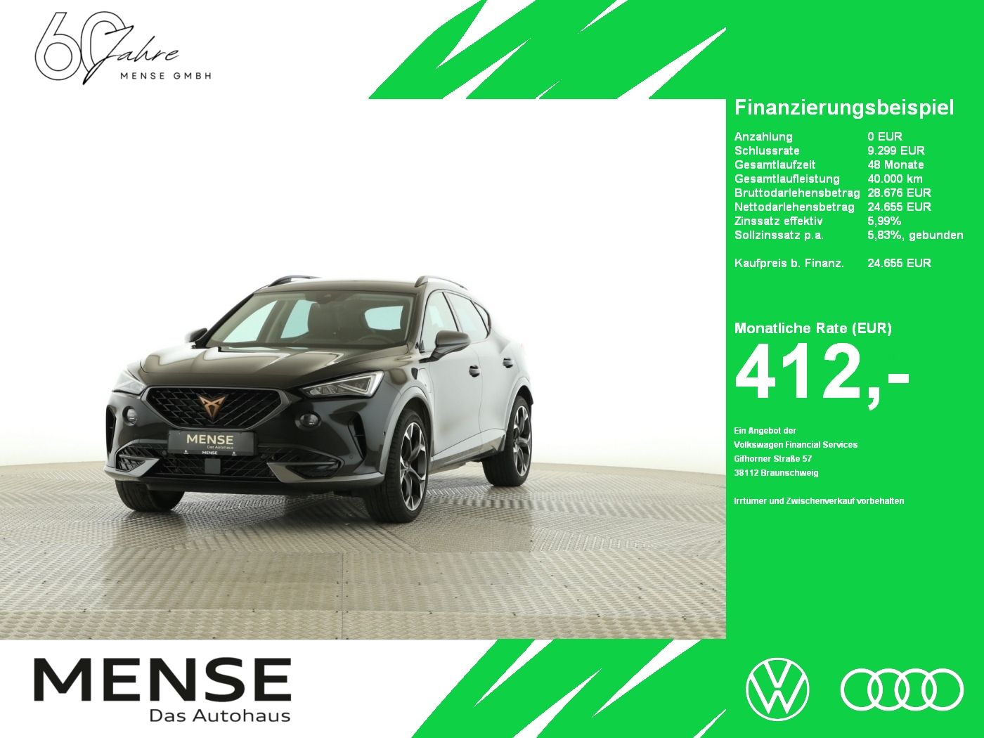 Fahrzeuge PKW autohaus mense CUPRA Formentor 1.4 AHK|ACC|LED|Navi|VirtualCP|Kamera