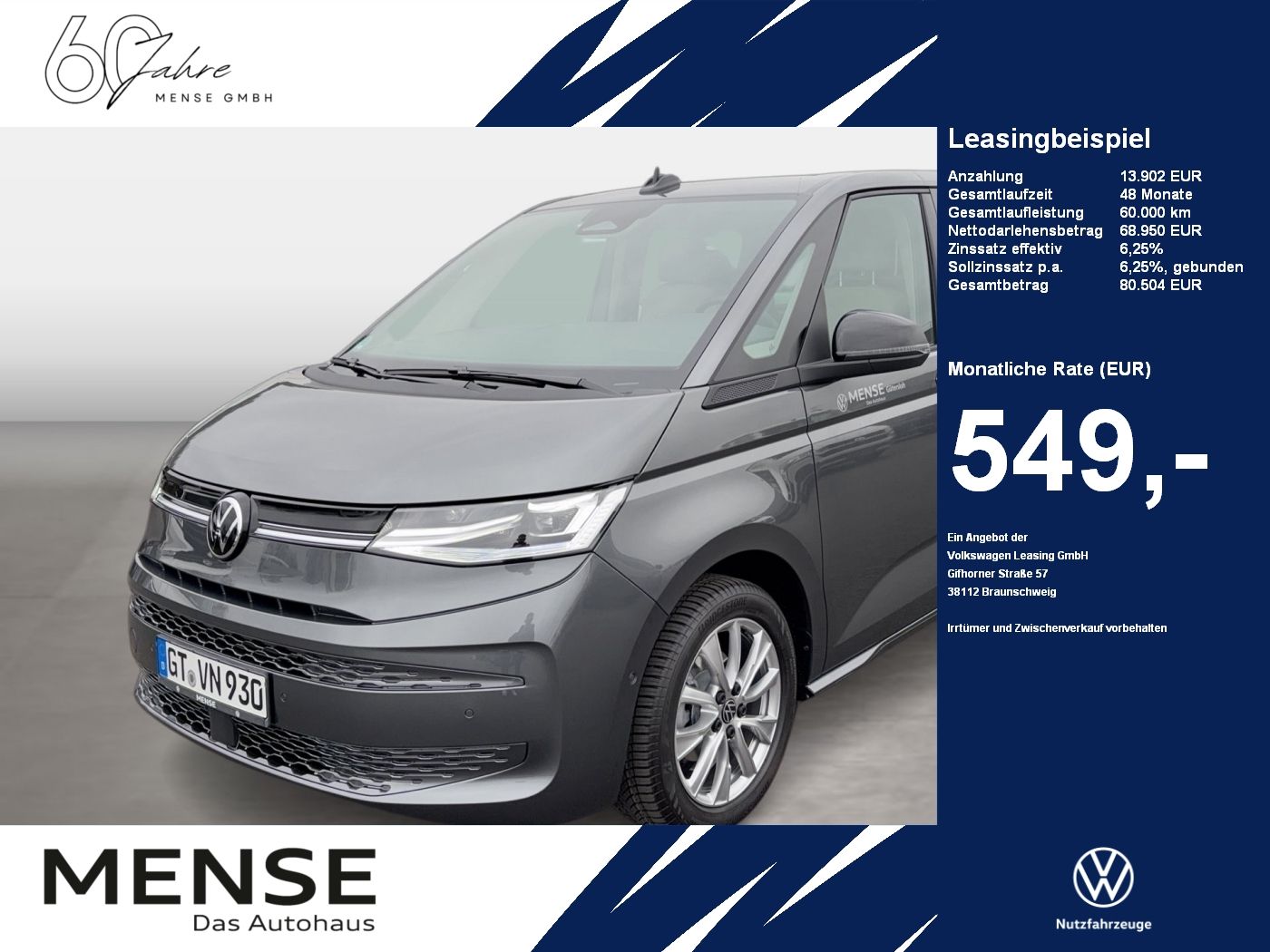 Fahrzeugabbildung Volkswagen Multivan 2.0 TDI lang Goal IQ.Light|Matrix|Pano