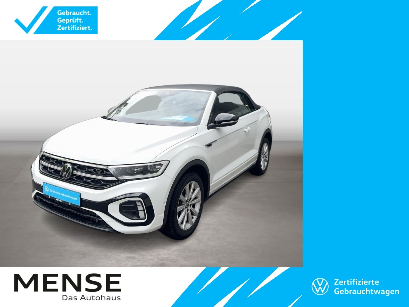 Fahrzeuge PKW autohaus mense Volkswagen T-Roc Cabriolet 1.5 TSI DSG R-line IQ.Light|ACC