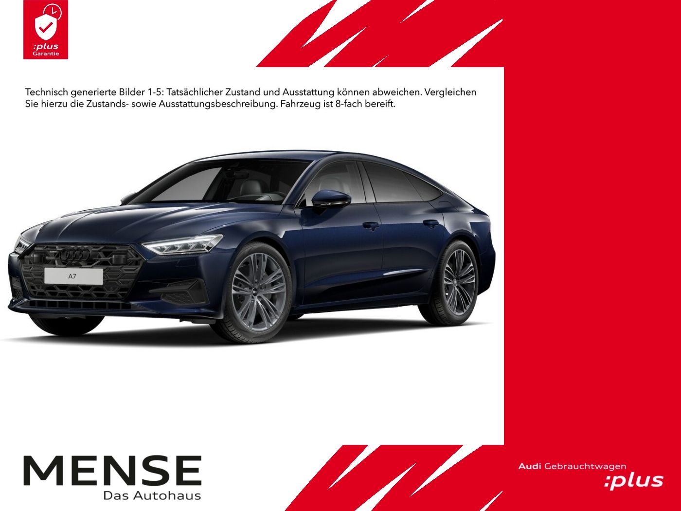 Fahrzeuge PKW autohaus mense Audi A7 Sportback 50 TFSI e quattro S tronic AHK|HUD