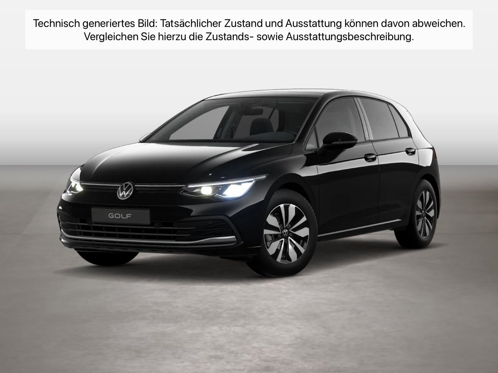 Fahrzeug autohaus mense Fahrzeugabbildung Volkswagen Golf VIII 2.0 TDI Move CarPlay AHK Pano SD ACC - mit KI generiert/bearbeitet