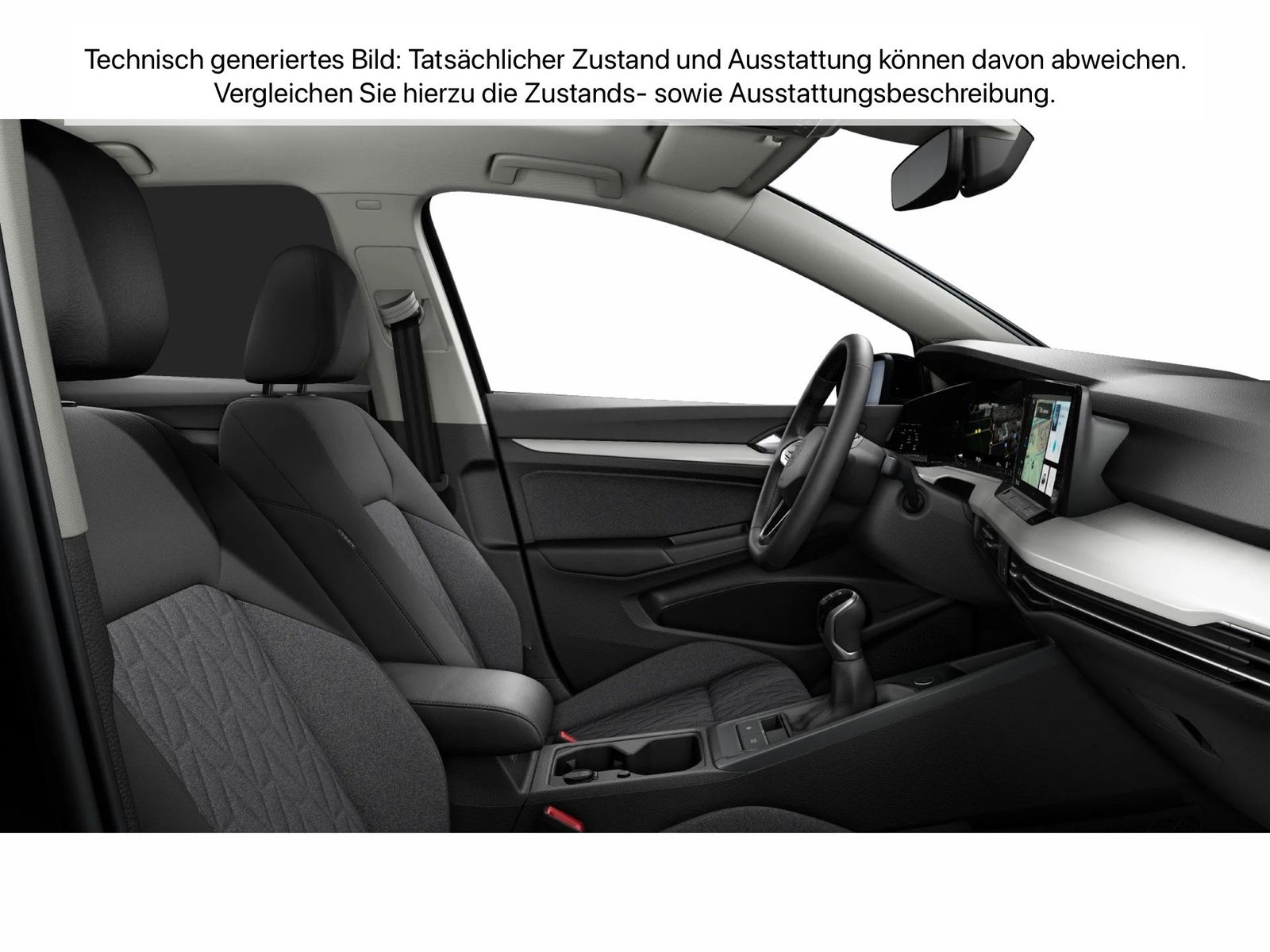 Fahrzeug autohaus mense Fahrzeugabbildung Volkswagen Golf VIII 2.0 TDI Move CarPlay AHK Pano SD ACC - mit KI generiert/bearbeitet