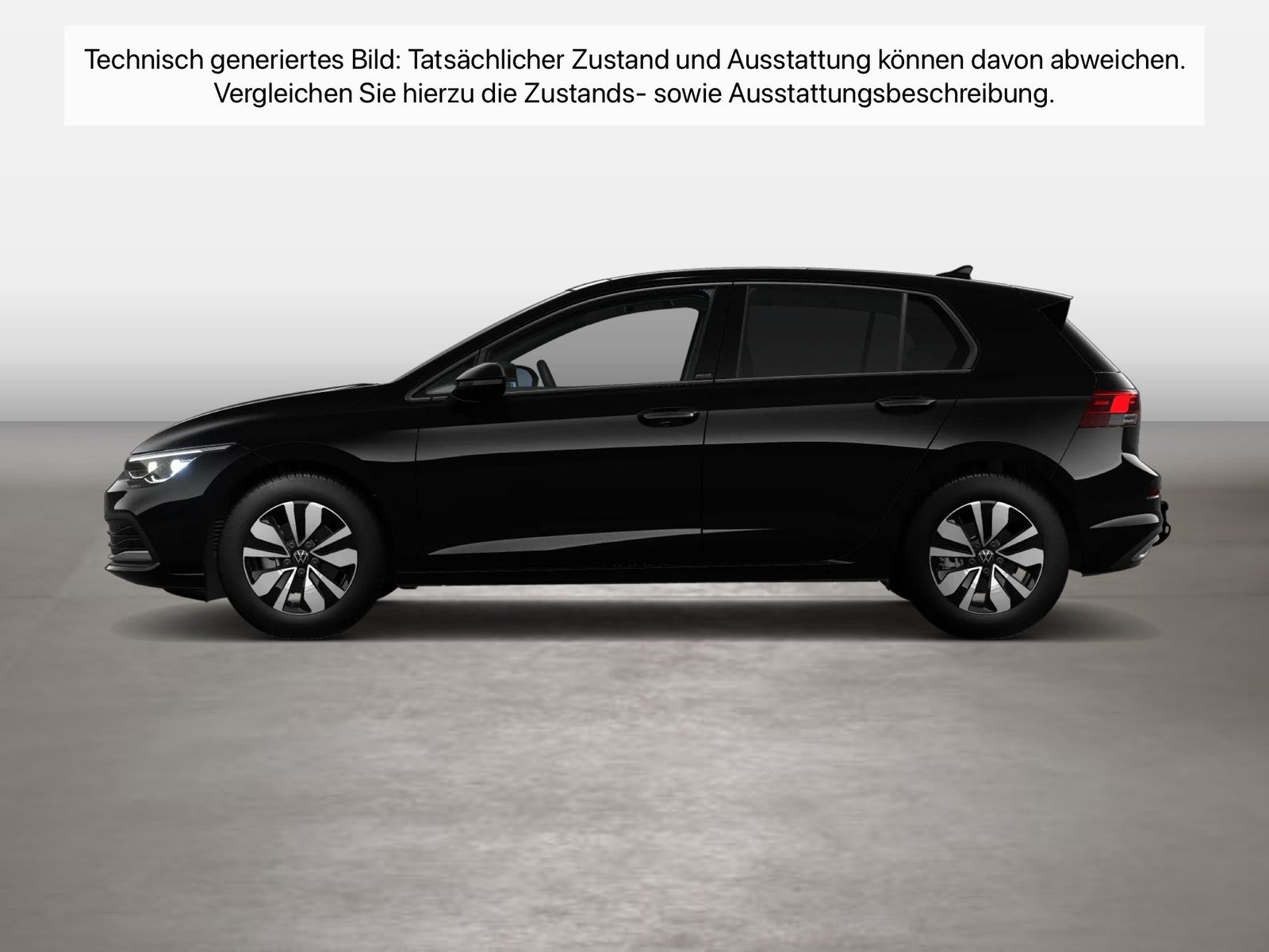 Fahrzeug autohaus mense Fahrzeugabbildung Volkswagen Golf VIII 2.0 TDI Move CarPlay AHK Pano SD ACC - mit KI generiert/bearbeitet