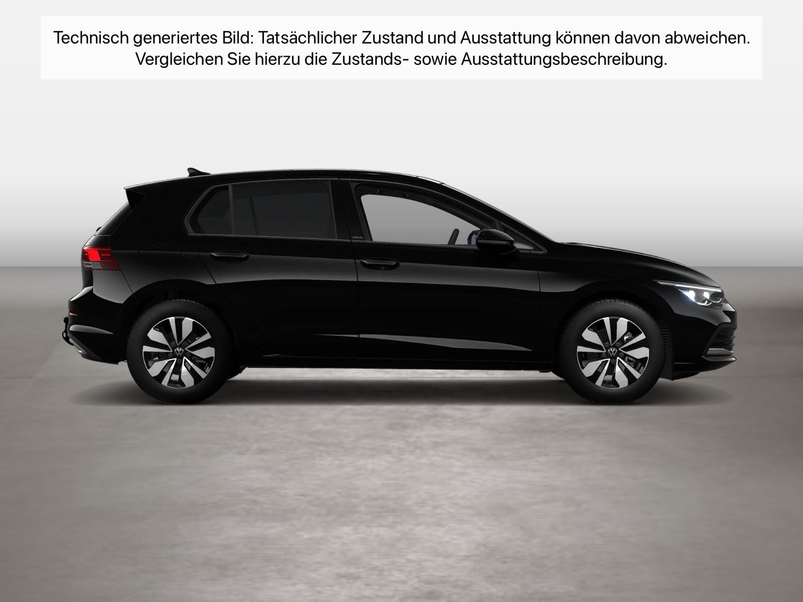 Fahrzeug autohaus mense Fahrzeugabbildung Volkswagen Golf VIII 2.0 TDI Move CarPlay AHK Pano SD ACC - mit KI generiert/bearbeitet