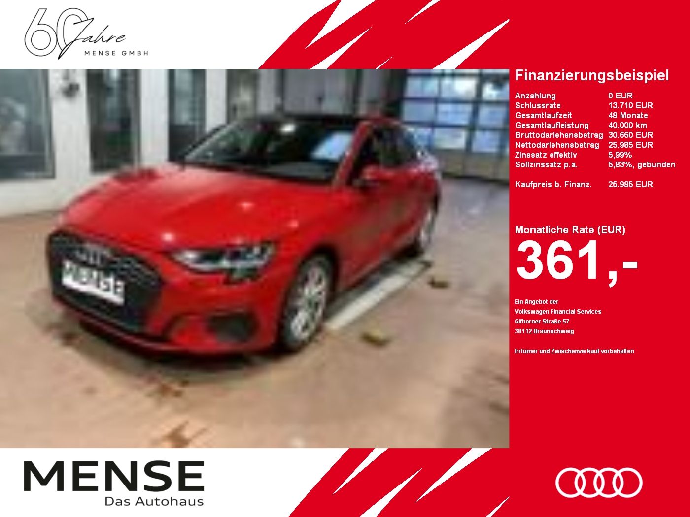 Fahrzeuge PKW autohaus mense Audi A3 Limousine 35 TFSI S tronic Pano|Navi|KlimaA