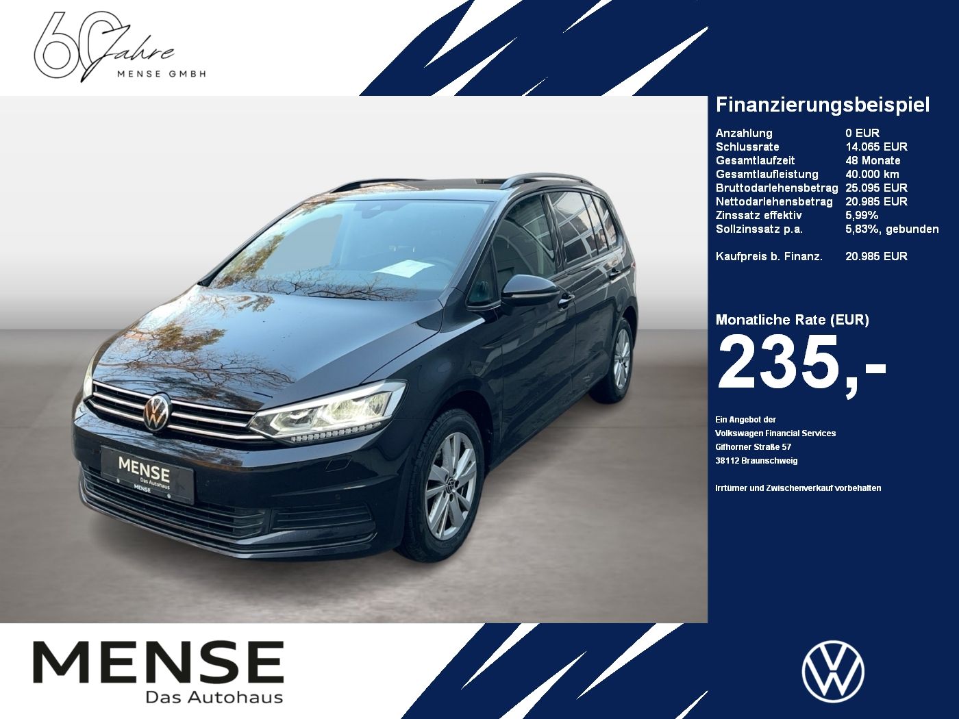 Fahrzeuge Nutzfahrzeuge/Camping autohaus mense Volkswagen Touran 2.0 TDI DSG Comfortline CarPlay|ACC|LED