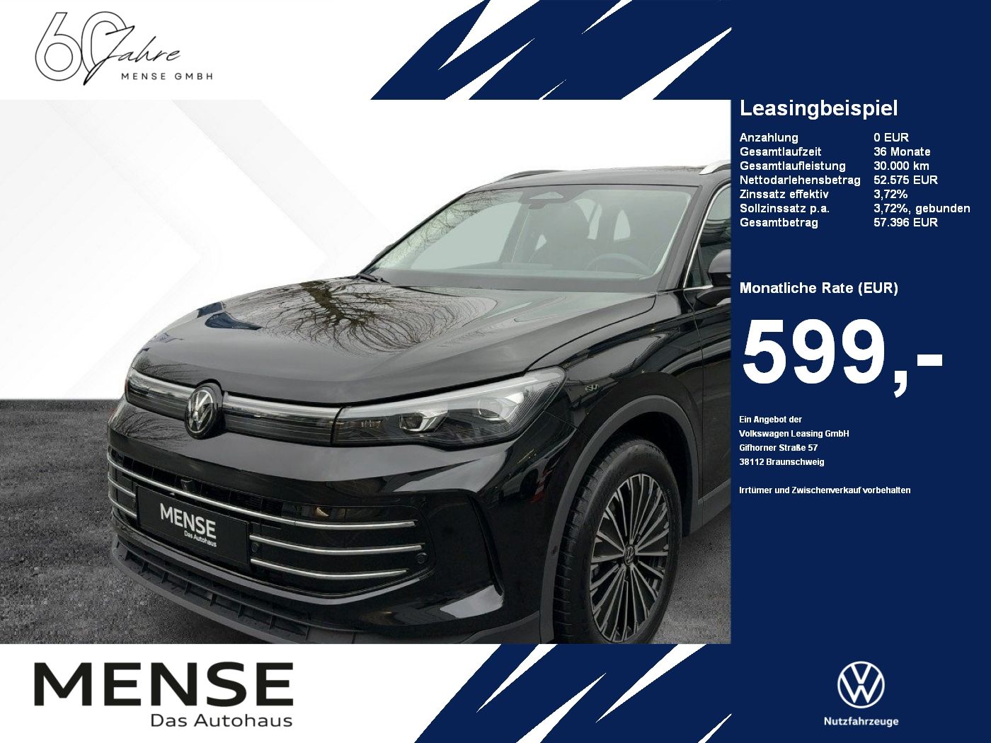 Fahrzeugabbildung Volkswagen Tiguan TDI DSG Elegance Nav 360° IQ.Light eKlapp