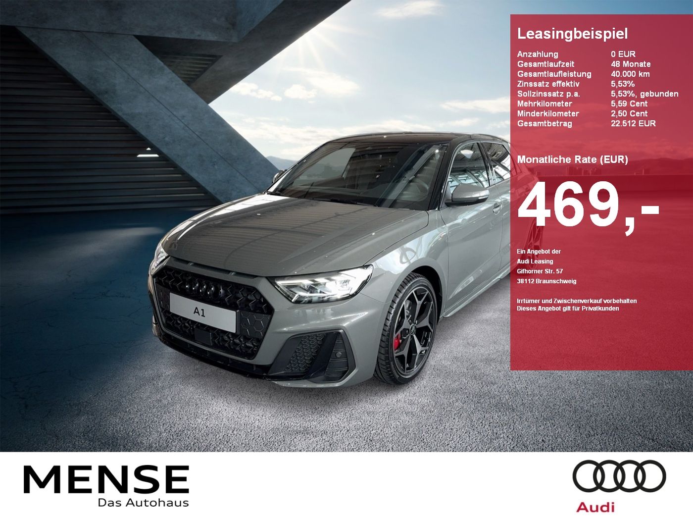 Fahrzeuge PKW autohaus mense Audi A1 Sportback S line 40TFSI S tronic |ACC|SpurH