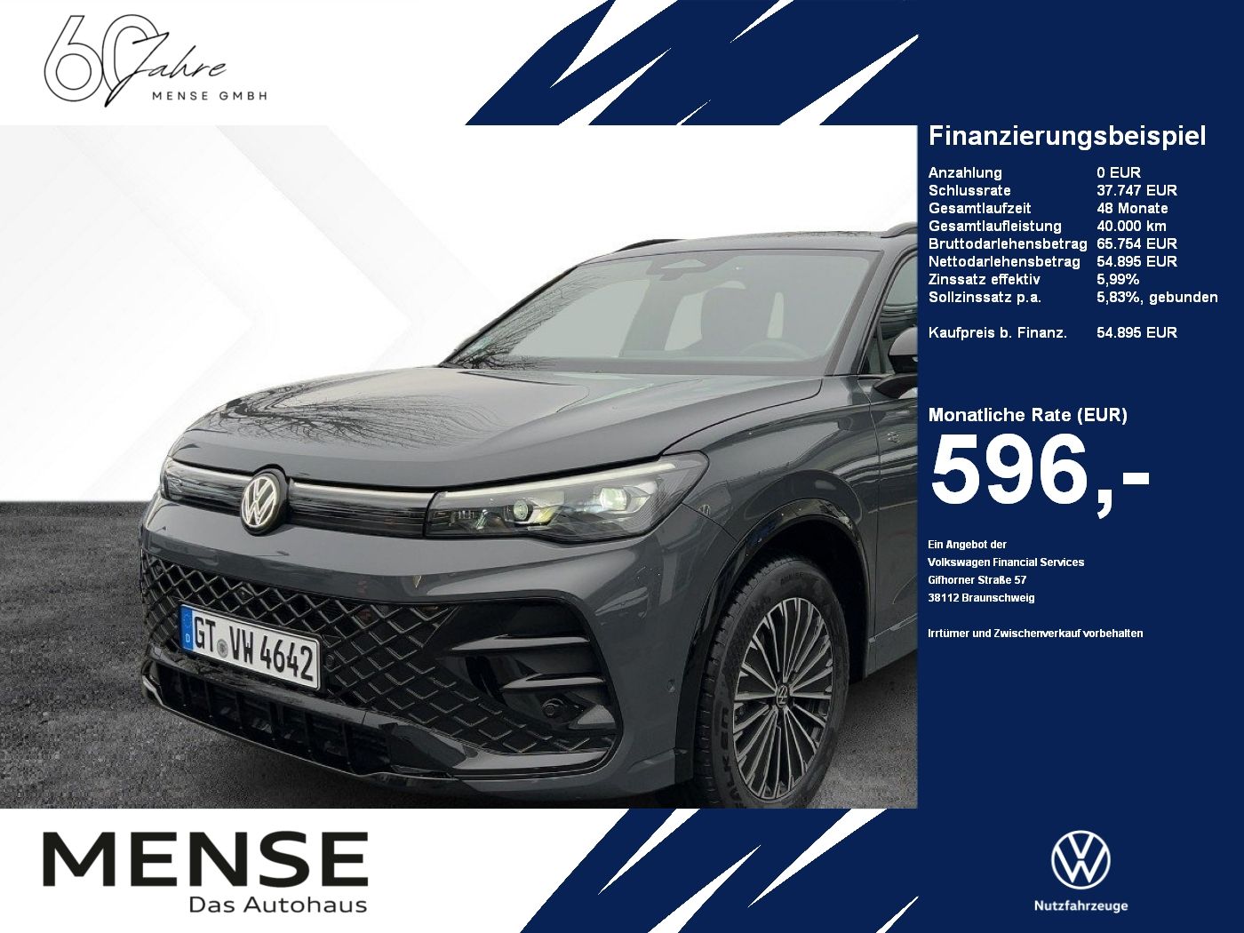 Fahrzeugabbildung Volkswagen Tiguan TDI 4M R-Line AHK BlackStyle Leder Nav 36