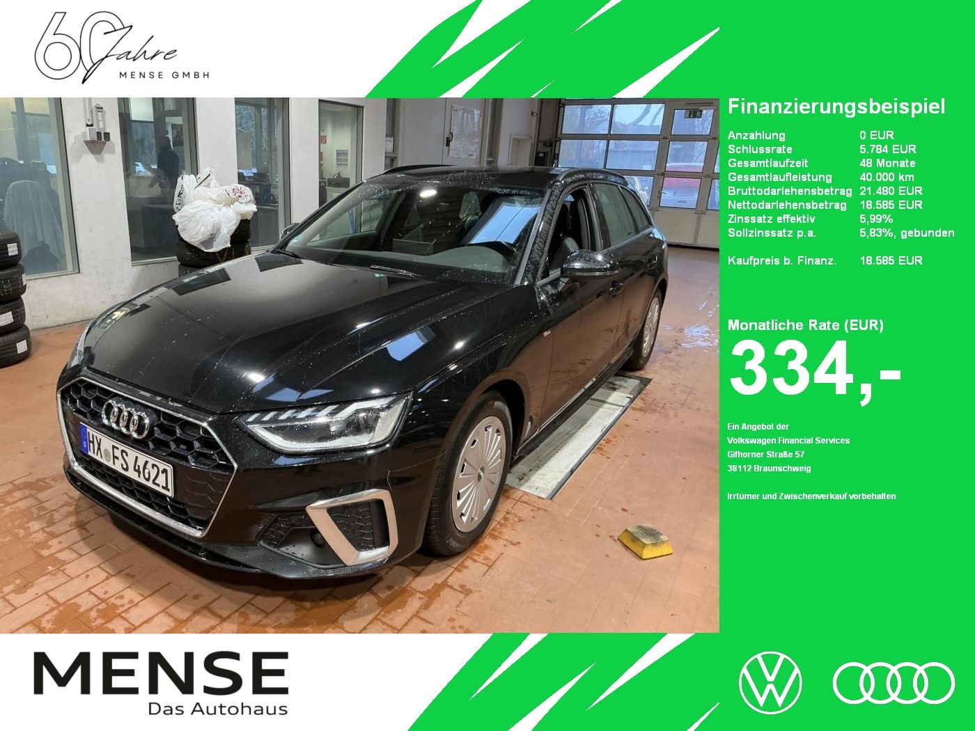 Fahrzeuge PKW autohaus mense Audi A4 Avant 35 TDI S tronic S line AHK|LED|Navi|PDC