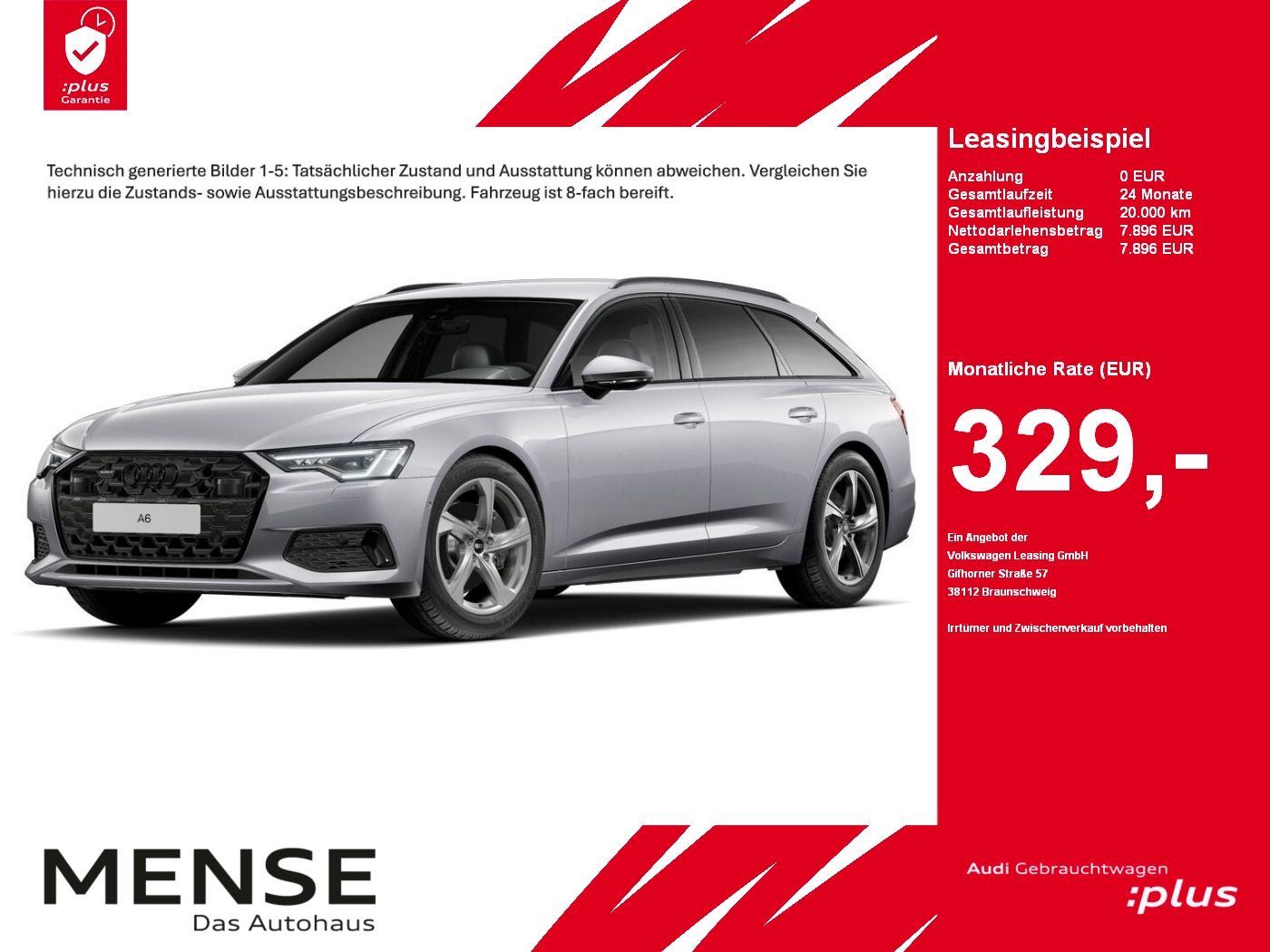 Fahrzeuge PKW autohaus mense Audi A6 Avant 45 TDI quattro S tronic advanced Matrix