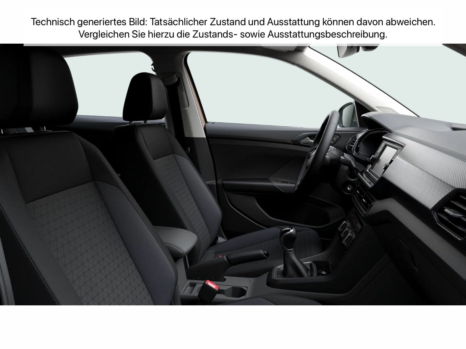 Fahrzeugabbildung Volkswagen T-Cross 1.0 TSI Life CarPlay LED LaneAss PDC LM - mit KI generiert/bearbeitet