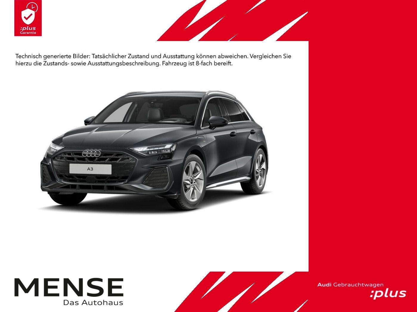Fahrzeugabbildung Audi A3 Sportback 40 TFSI e S tronic S-Line Sonos|AHK