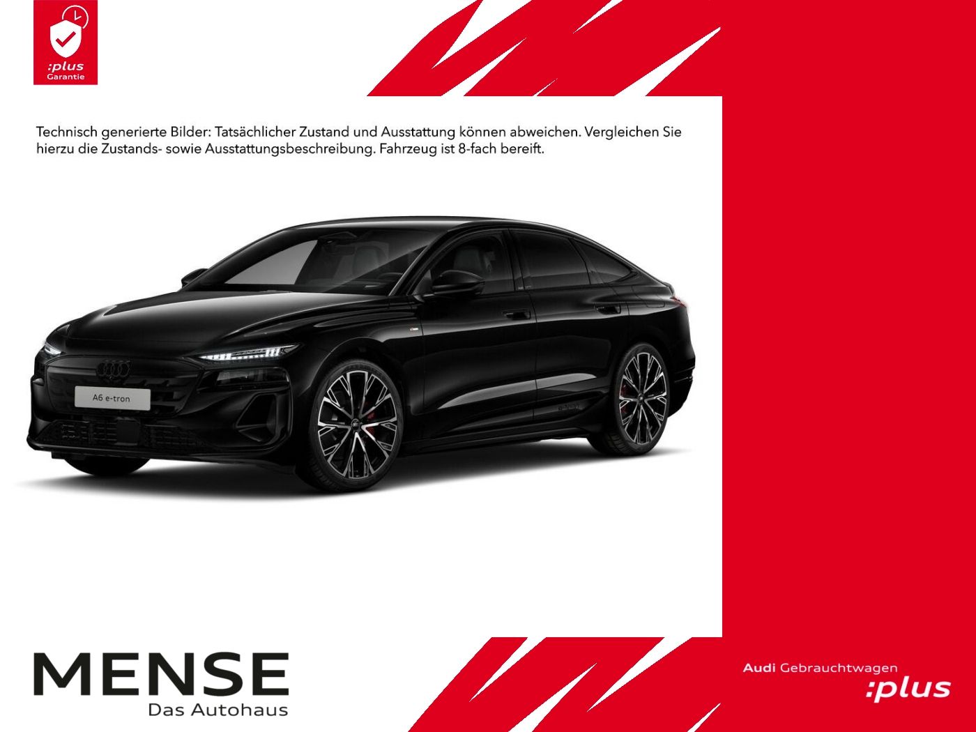 Fahrzeugabbildung Audi A6 Sportback e-tron 210 kW S line Tech pro B&O