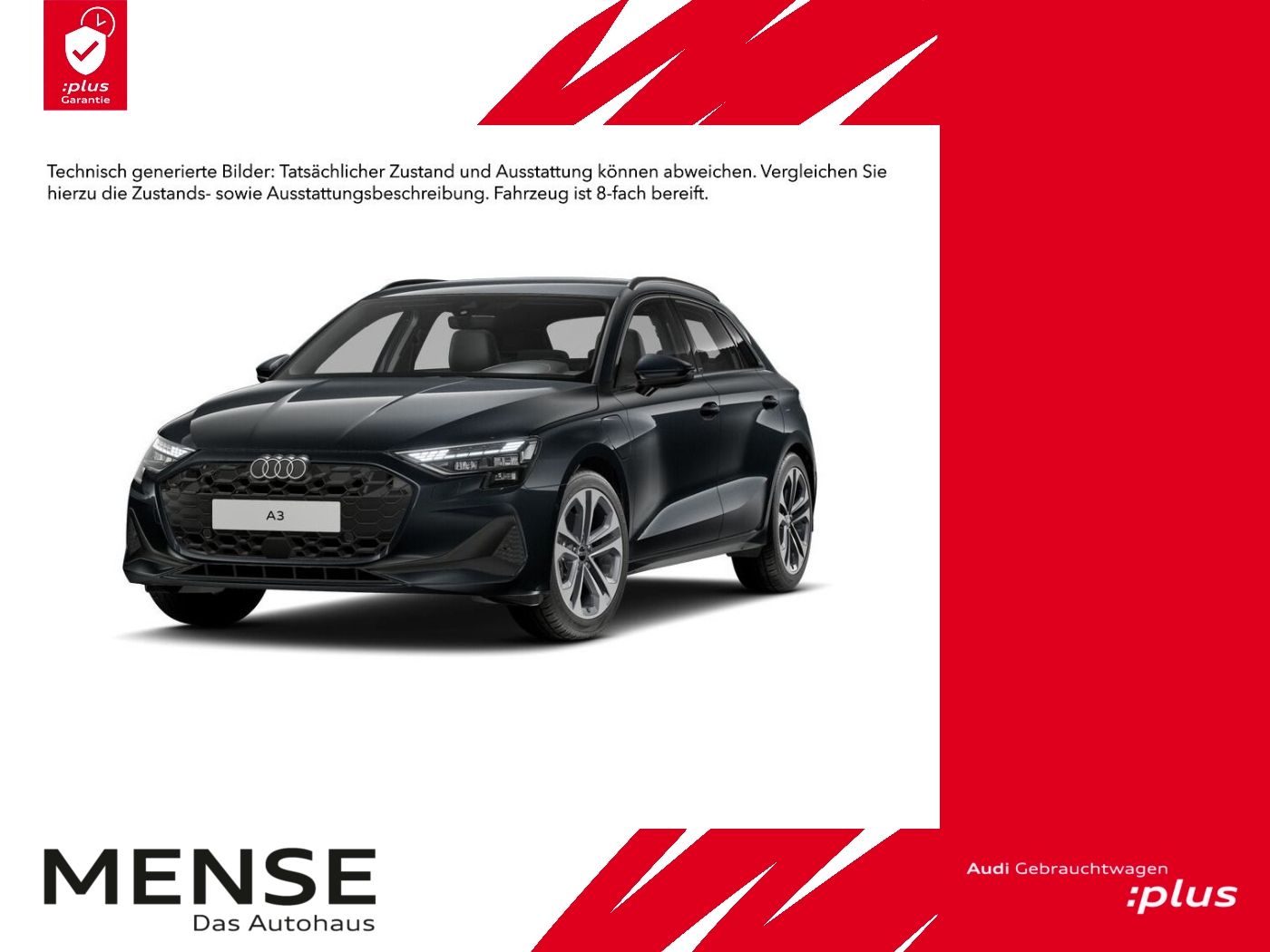 Fahrzeugabbildung Audi A3 Sportback 40 TFSI e S tronic Matrix|Standhzg