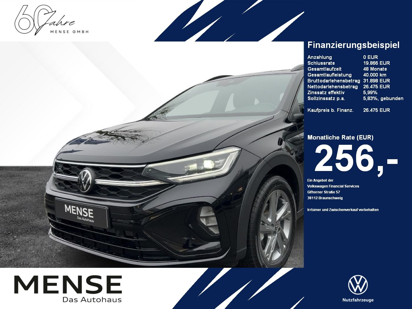 Fahrzeugabbildung Volkswagen Taigo 1.5 TSI DSG R-Line AHK Nav Winterräder ACC