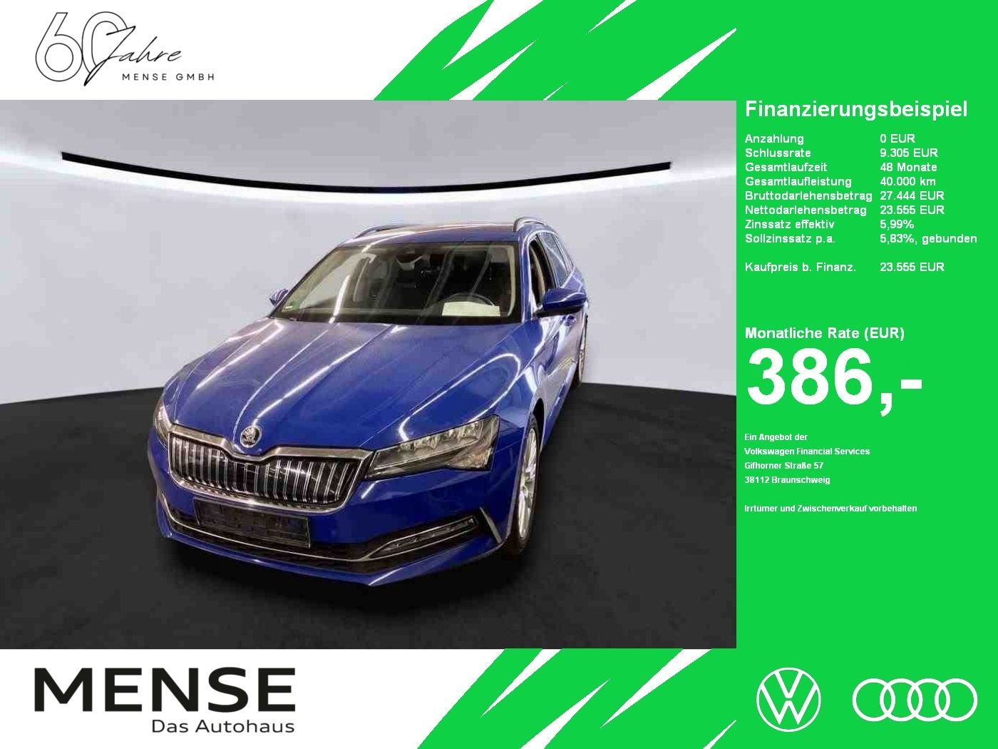 Fahrzeugabbildung SKODA Superb Combi 1.4l TSI iV 160kW 6-Gang-DSG 4xSHZG