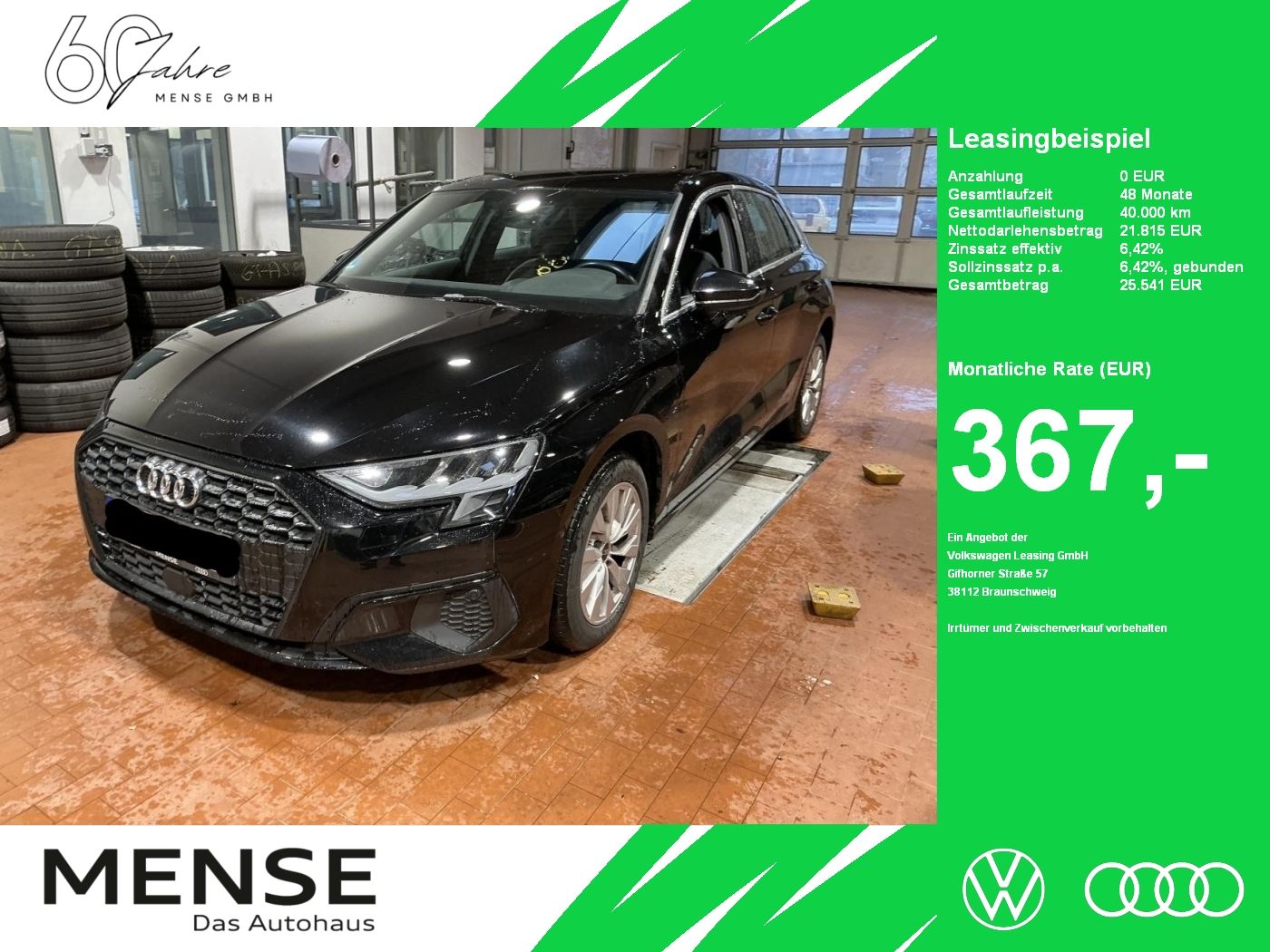 Fahrzeuge PKW autohaus mense Audi A3 Sportback 40 TFSI e S tronic Navi|VirtualCP