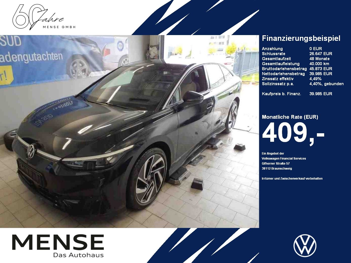 Fahrzeuge PKW autohaus mense Volkswagen ID.7 Pro IQ.Light|Matrix|CarPlay|h/k|HUD|4xSHZG