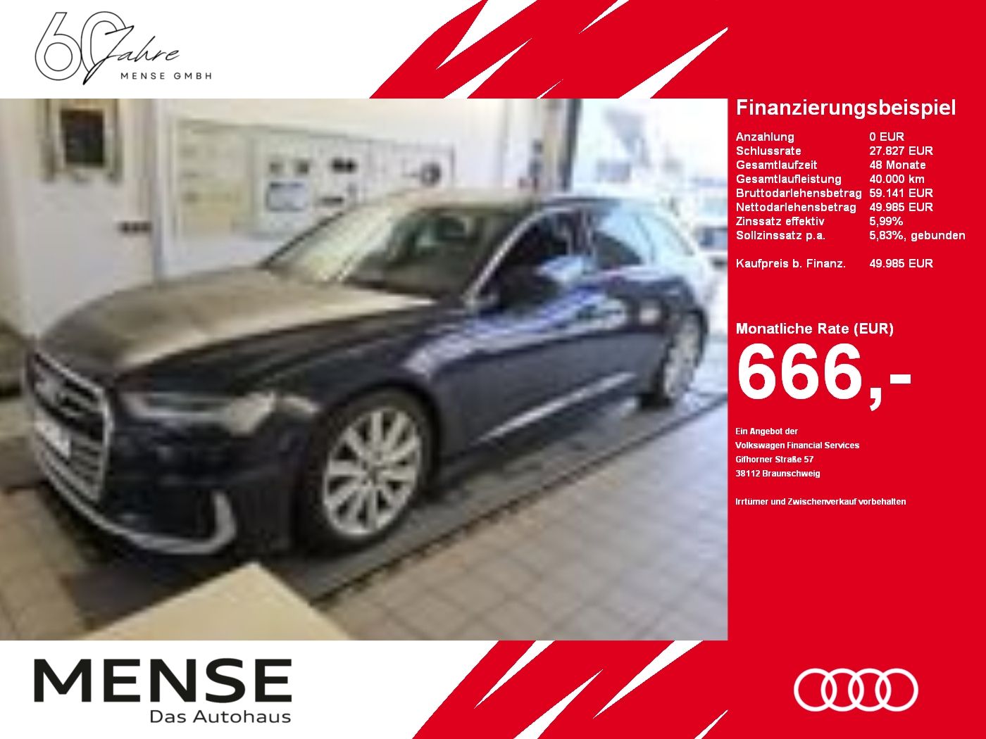 Fahrzeuge PKW autohaus mense Audi S6 Avant 3.0 TDI Quattro S tronic Matrix|ACC|LED