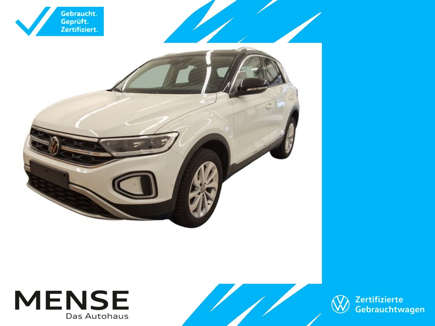 Fahrzeuge PKW autohaus mense Volkswagen T-Roc 1.0 TSI Style CarPlay|AHK|ACC|LED|Massage