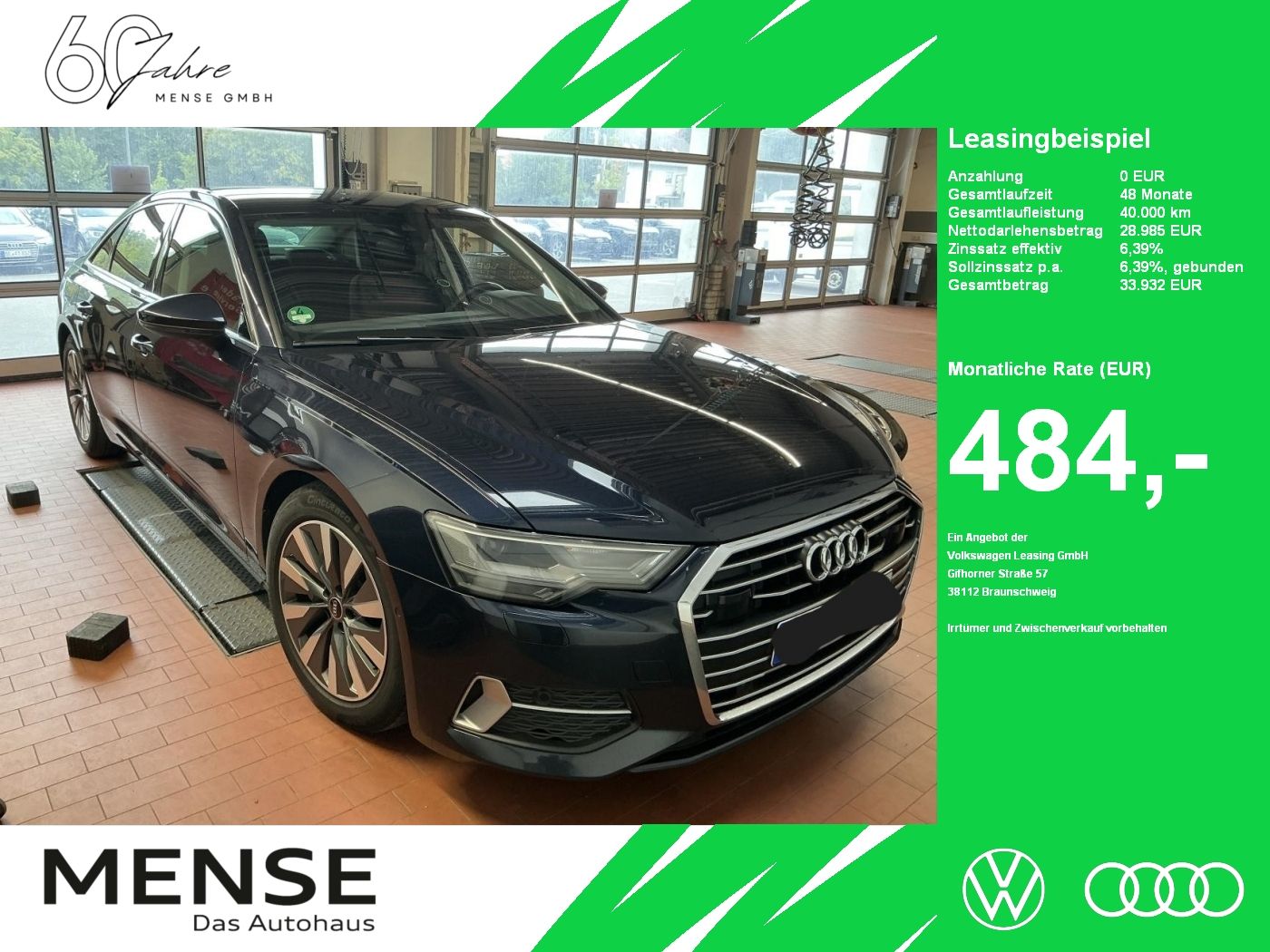 Fahrzeuge PKW autohaus mense Audi A6 Limousine 35 TDI S tronic sport LED|Navi|PDC