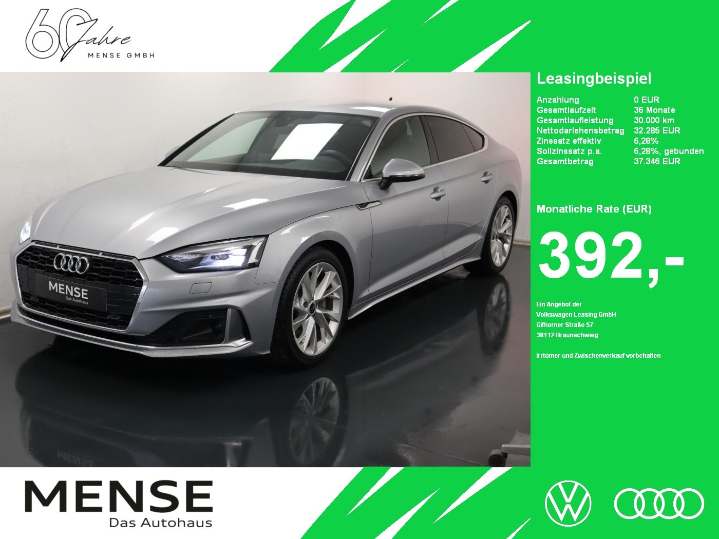 Fahrzeugabbildung Audi A5 Sportback 40 TDI S tronic advanced CarPlay