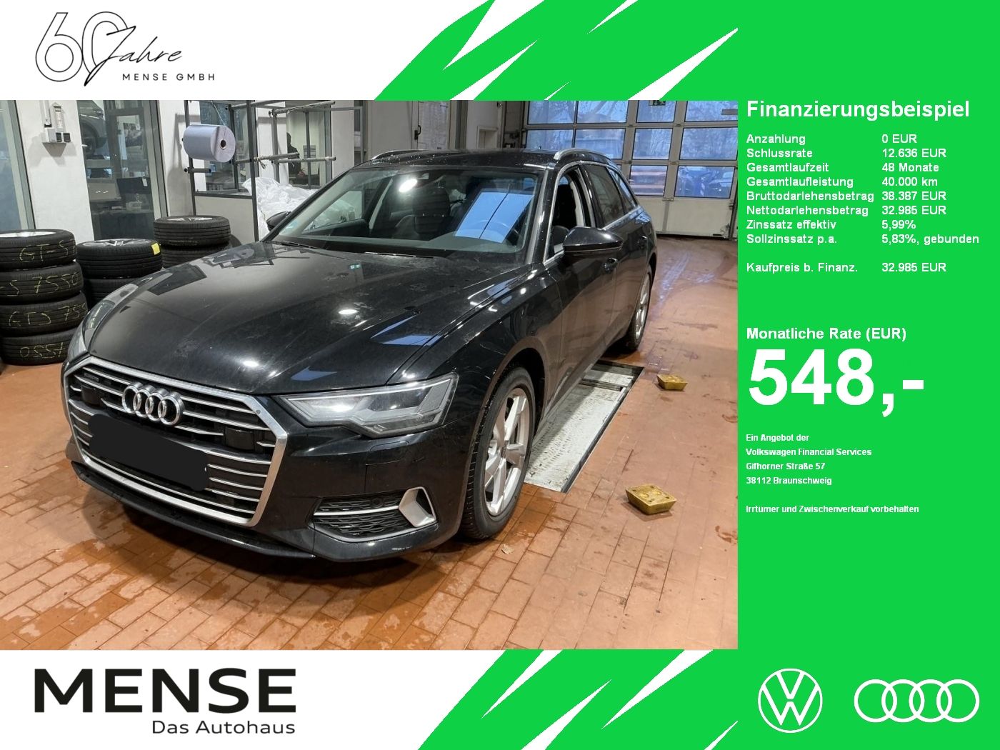 Fahrzeuge PKW autohaus mense Audi A6 Avant 50 TFSIe Quattro S tronic Sport AHK|ACC