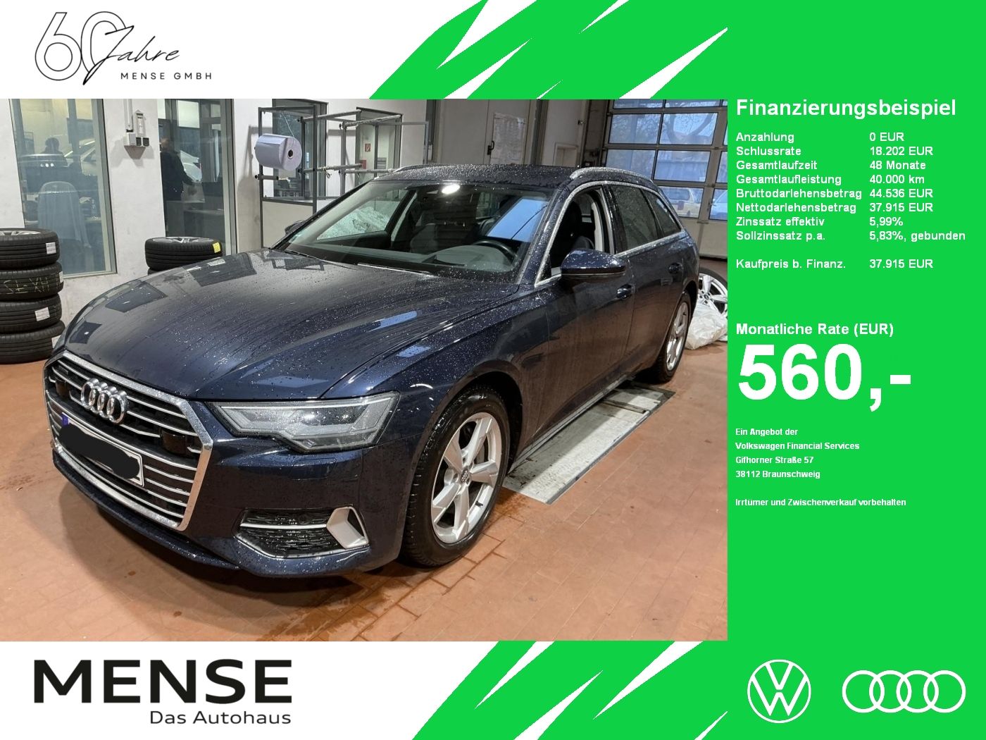 Fahrzeuge PKW autohaus mense Audi A6 Avant 50 TFSI e quattro B&O|HUD|Standhzg|ACC