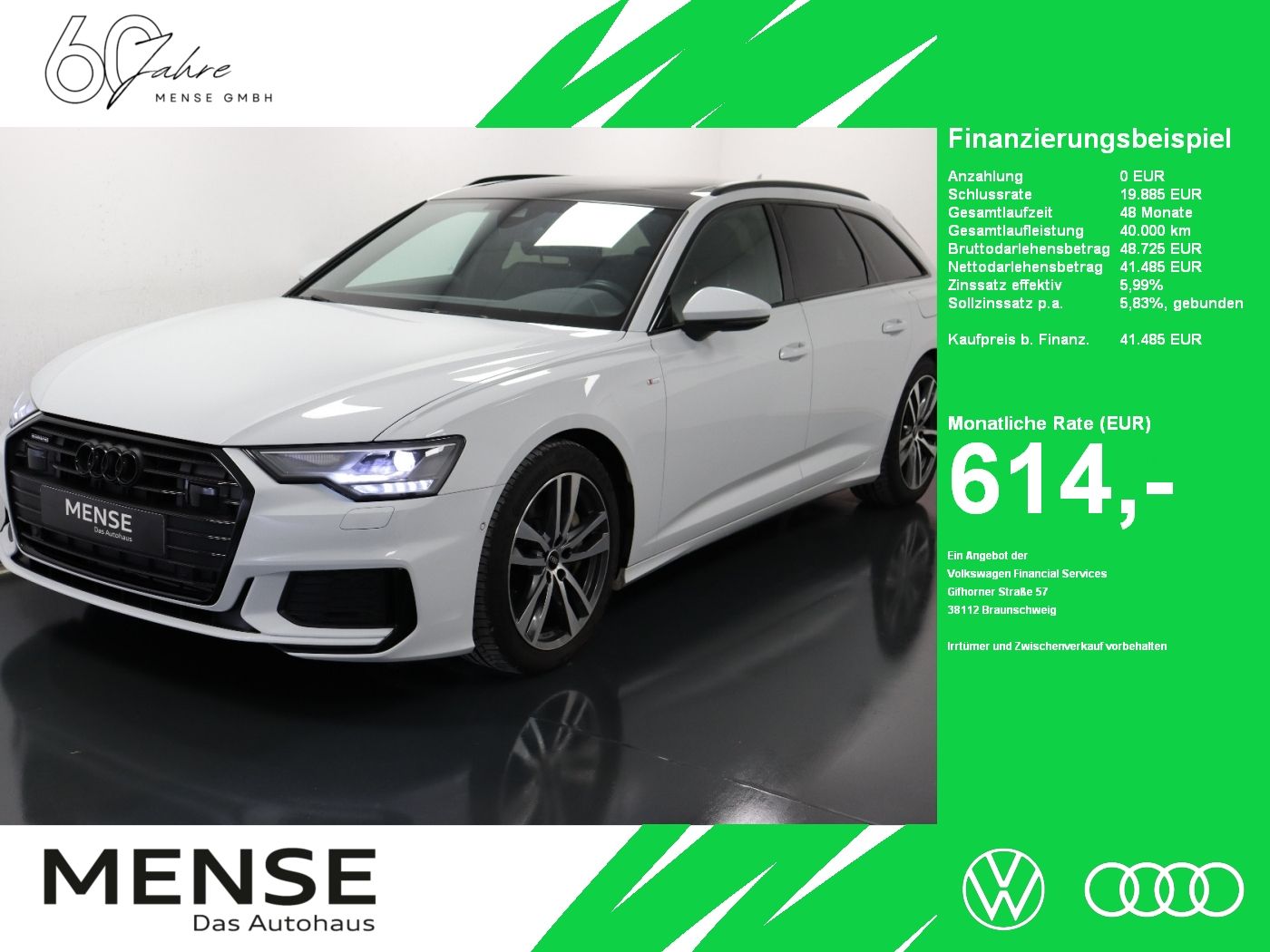 Fahrzeuge PKW autohaus mense Audi A6 Avant 50 TFS e S tronic S line CarPlay|SD