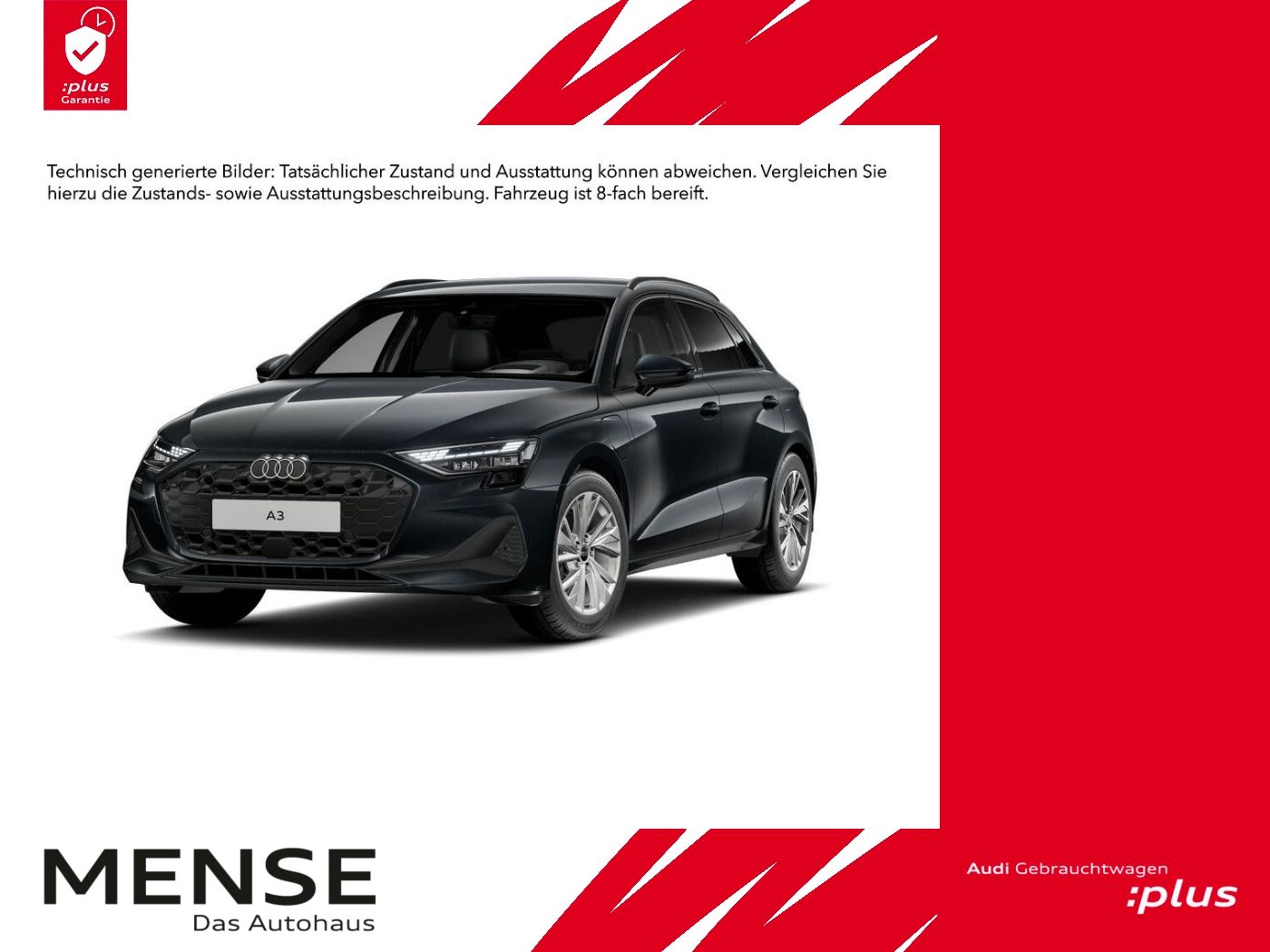 Fahrzeuge PKW autohaus mense Audi A3 Sportback 40 TFSI e S tronic Sonos|HUD|ACC|LM