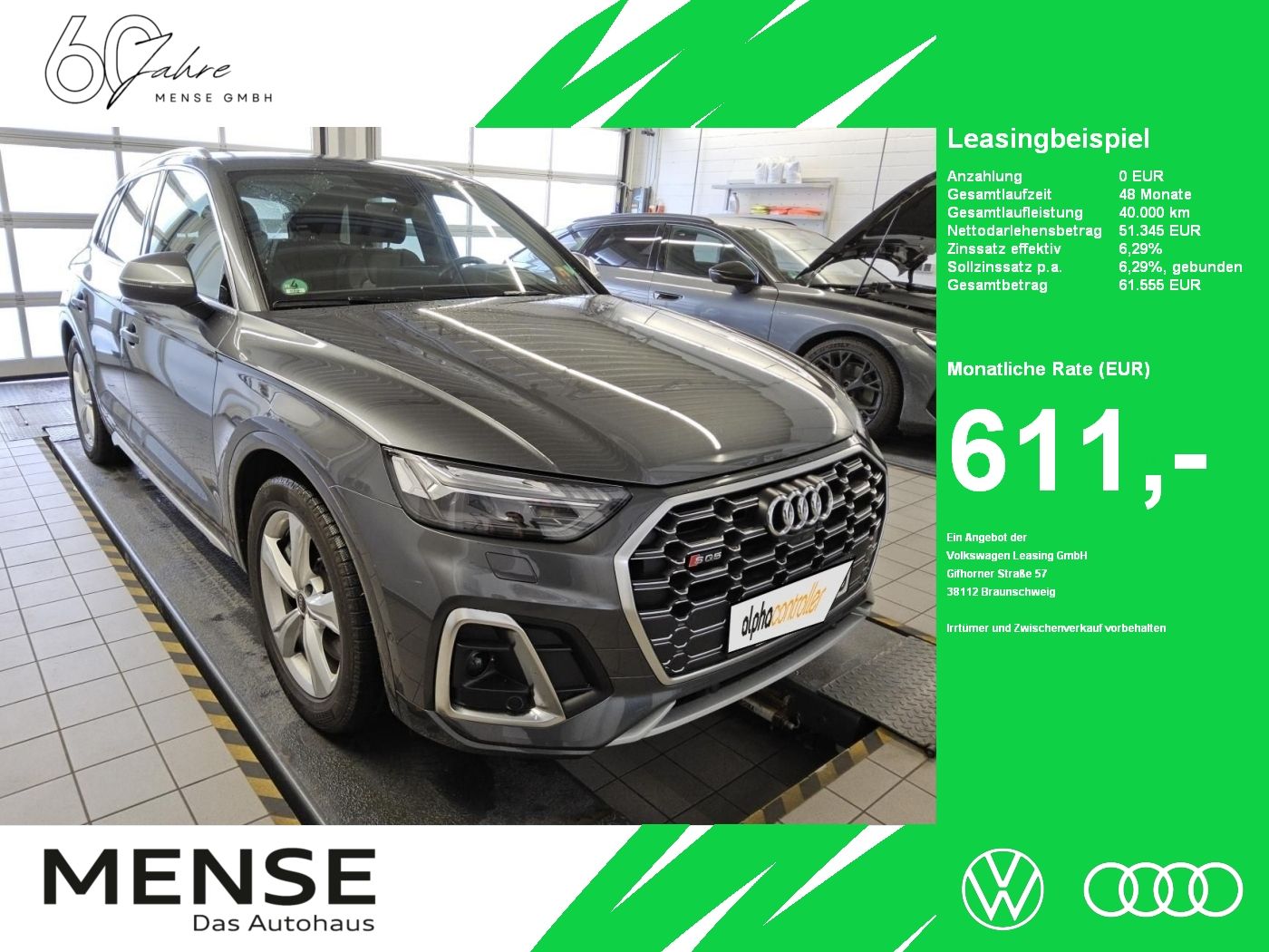 Fahrzeugabbildung Audi SQ5 TDI tiptronic Matrix|AHK|HUD|Luft|ACC|LED|LM