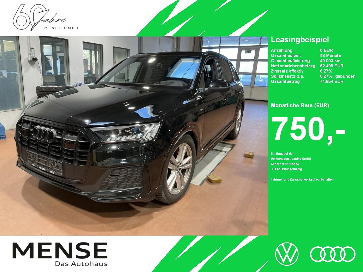 Fahrzeugabbildung Audi Q7 50 TDI quattro tiptronic S line competition p