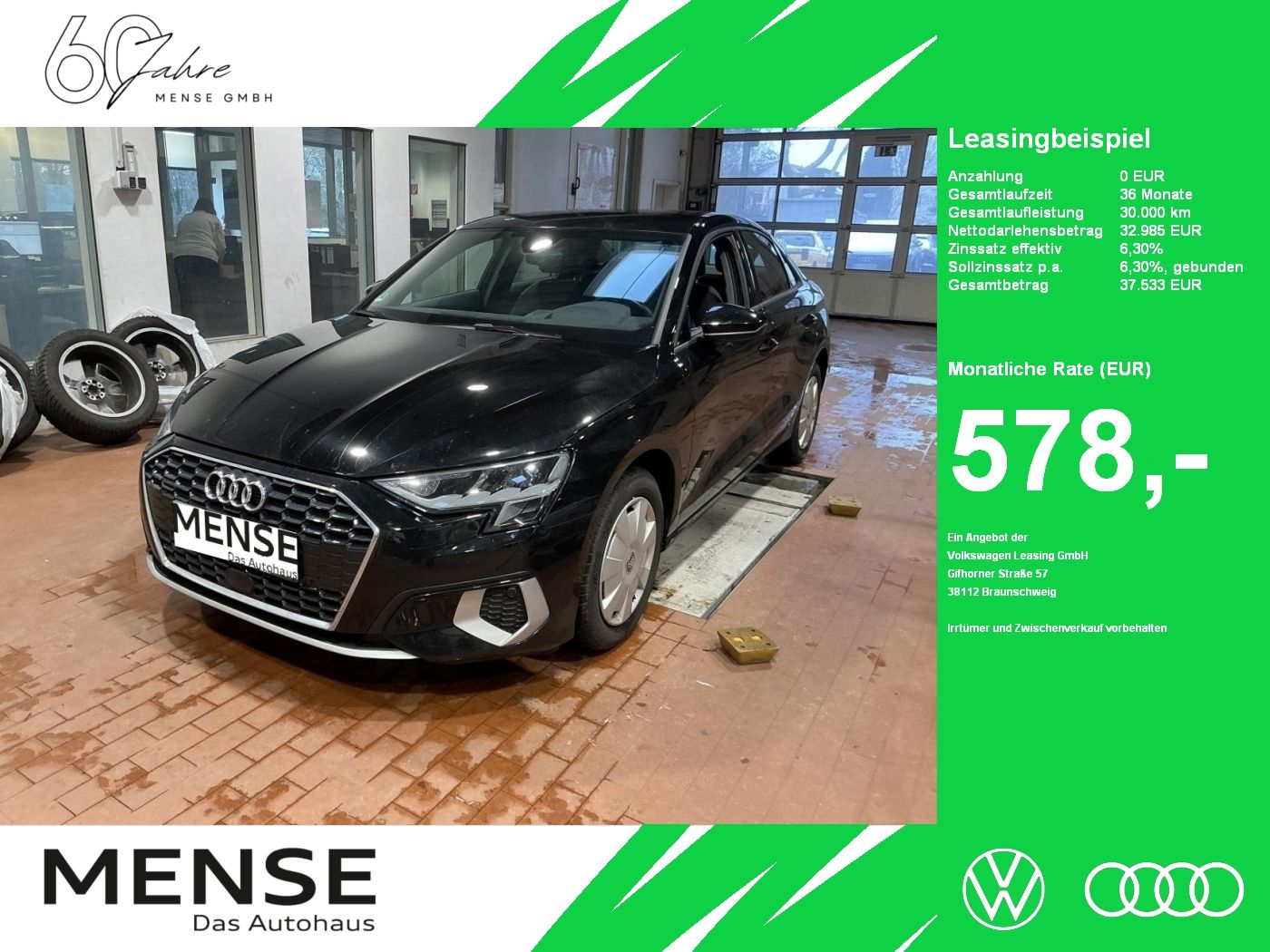 Fahrzeuge PKW autohaus mense Audi A3 Limousine 40 TDI quattro S tronic HUD|ACC|PDC