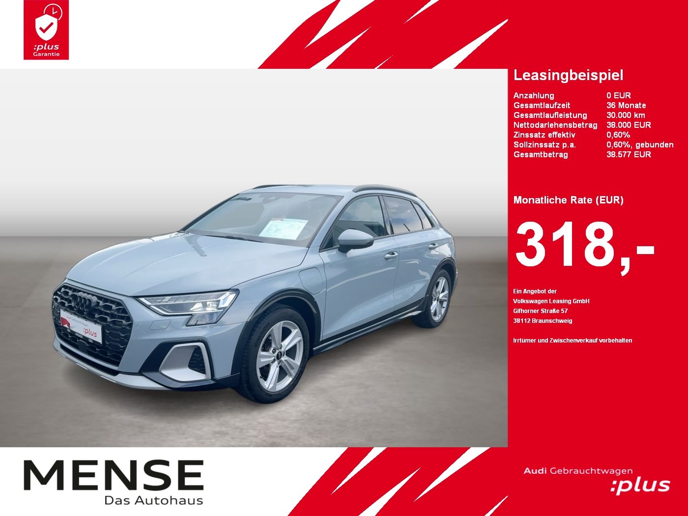 Fahrzeugabbildung Audi A3 allstreet 40 TFSI e S tronic Sonos|AHK|ACC|LM
