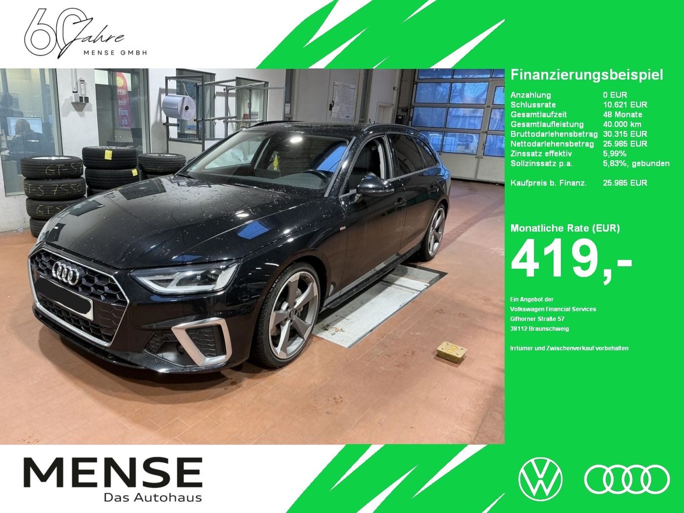 Fahrzeugabbildung Audi A4 Avant 40 TDI quattro S tronic S line B&O|AHK